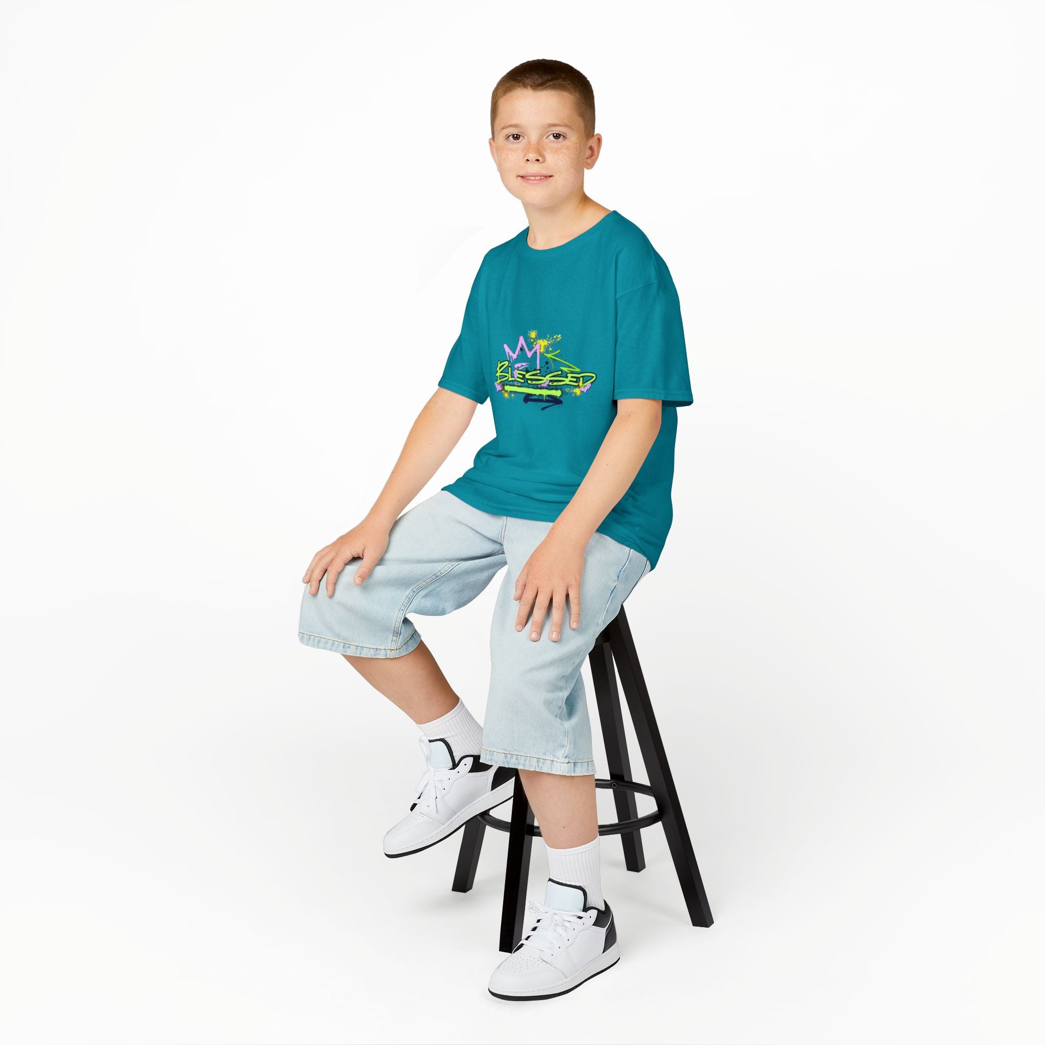 'Blessed' Graffiti - Kids Tee