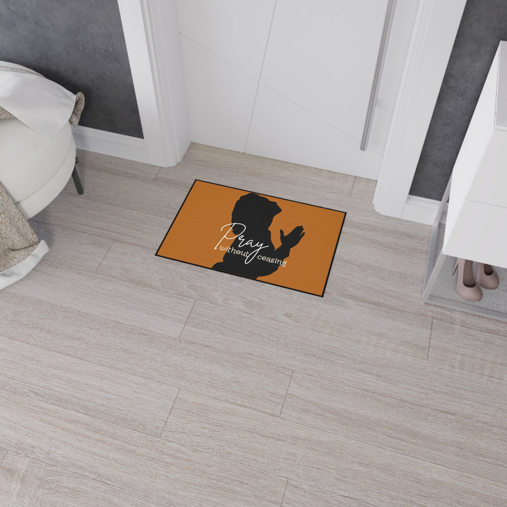 "Pray Without Ceasing"  —  Floor Mat (2 Types)