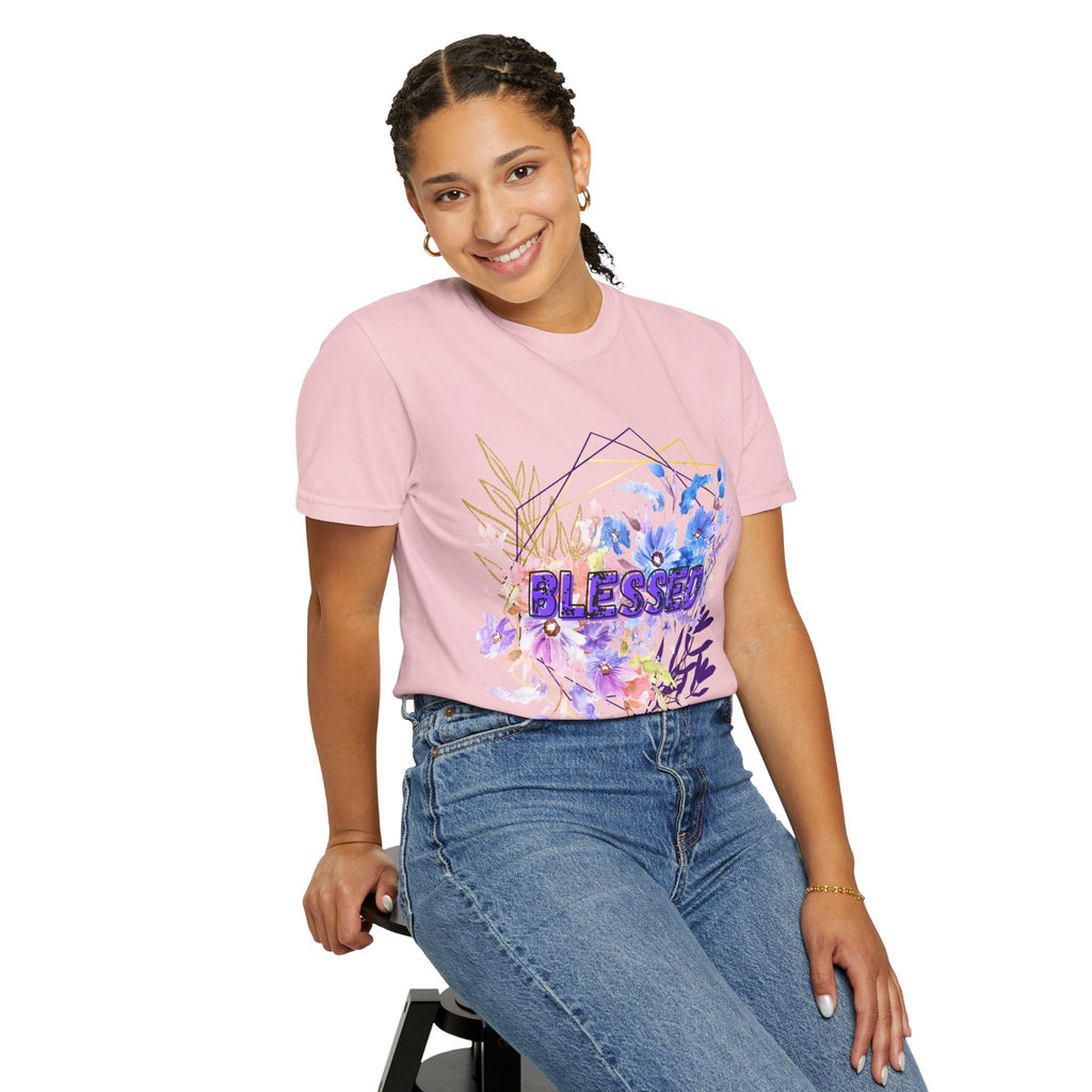 'Blessed'  — Floral T-Shirt