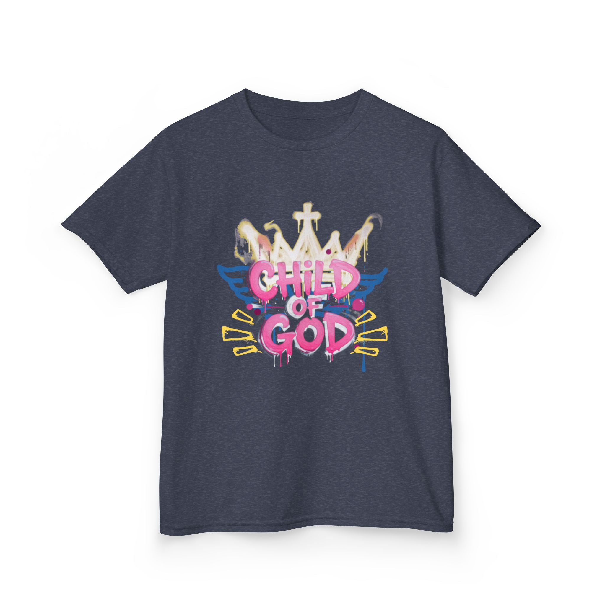 'Child of God' — Angel Wings Graphic Kids Tee