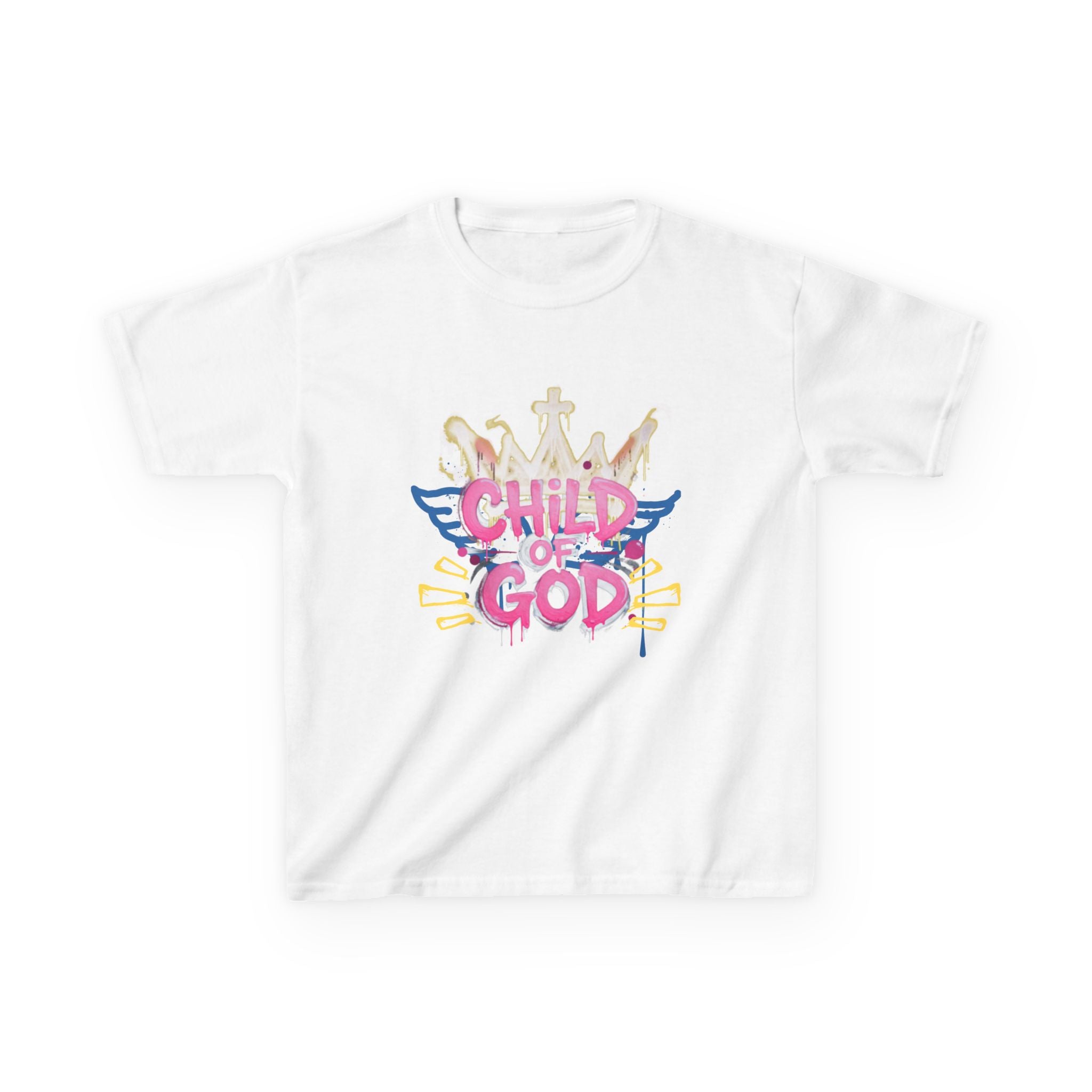 'Child of God' — Angel Wings Graphic Kids Tee