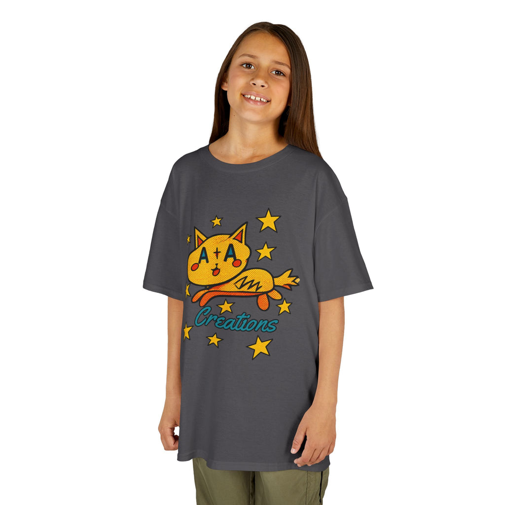 'A+A Creations' Star Gaze Kitty -  Kids Tee