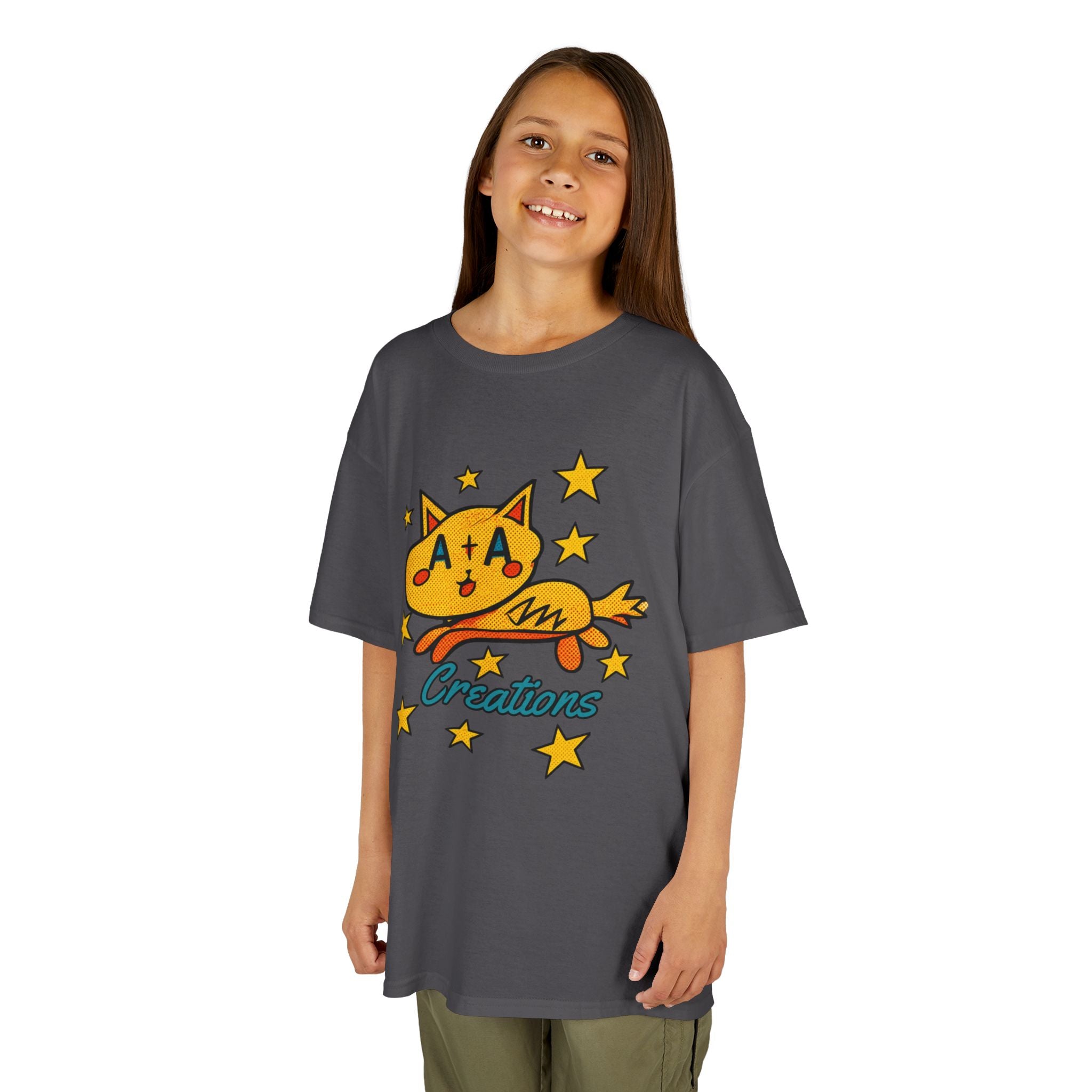 'A+A Creations' Star Gaze Kitty -  Kids Tee