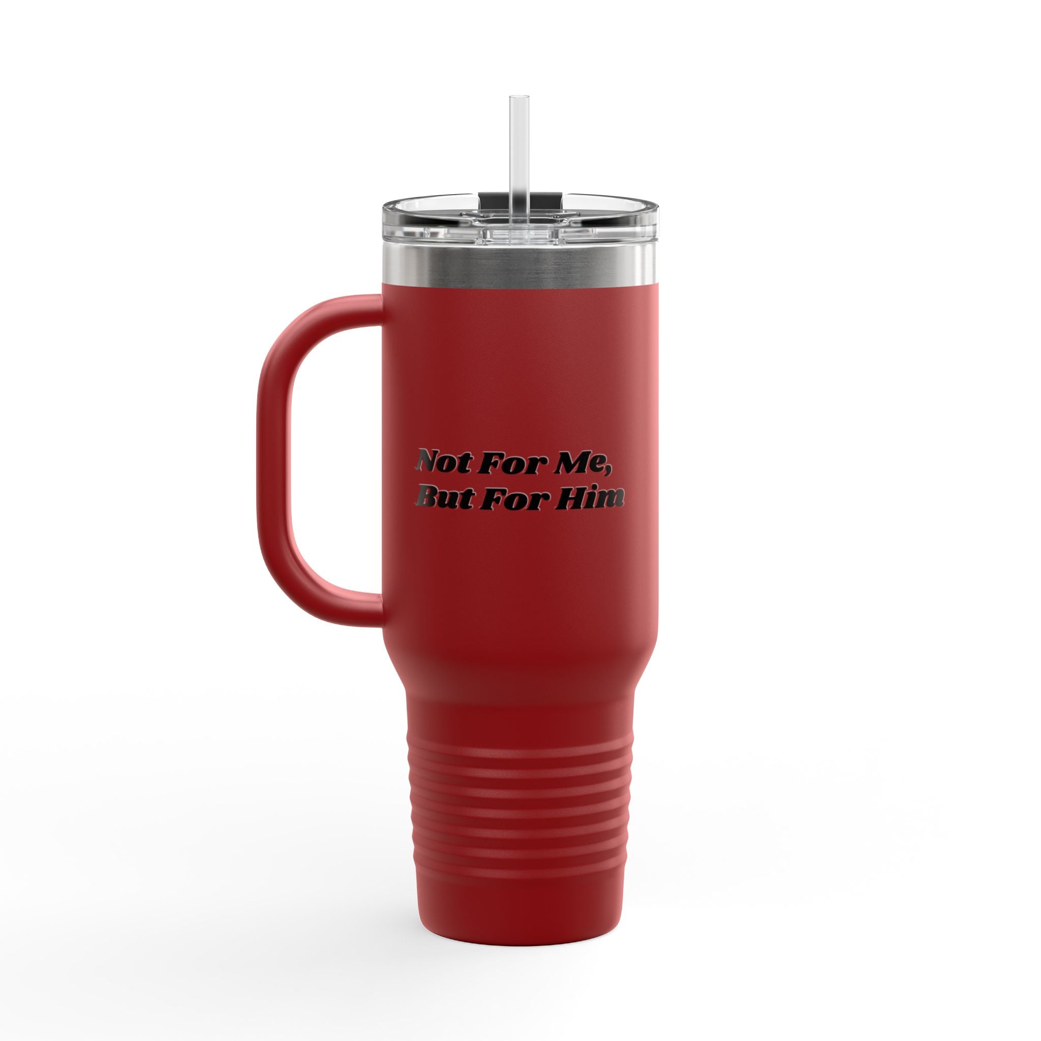 40oz Insulated Travel Mug — "theOlivetbee" Stainless Tumbler with Straw