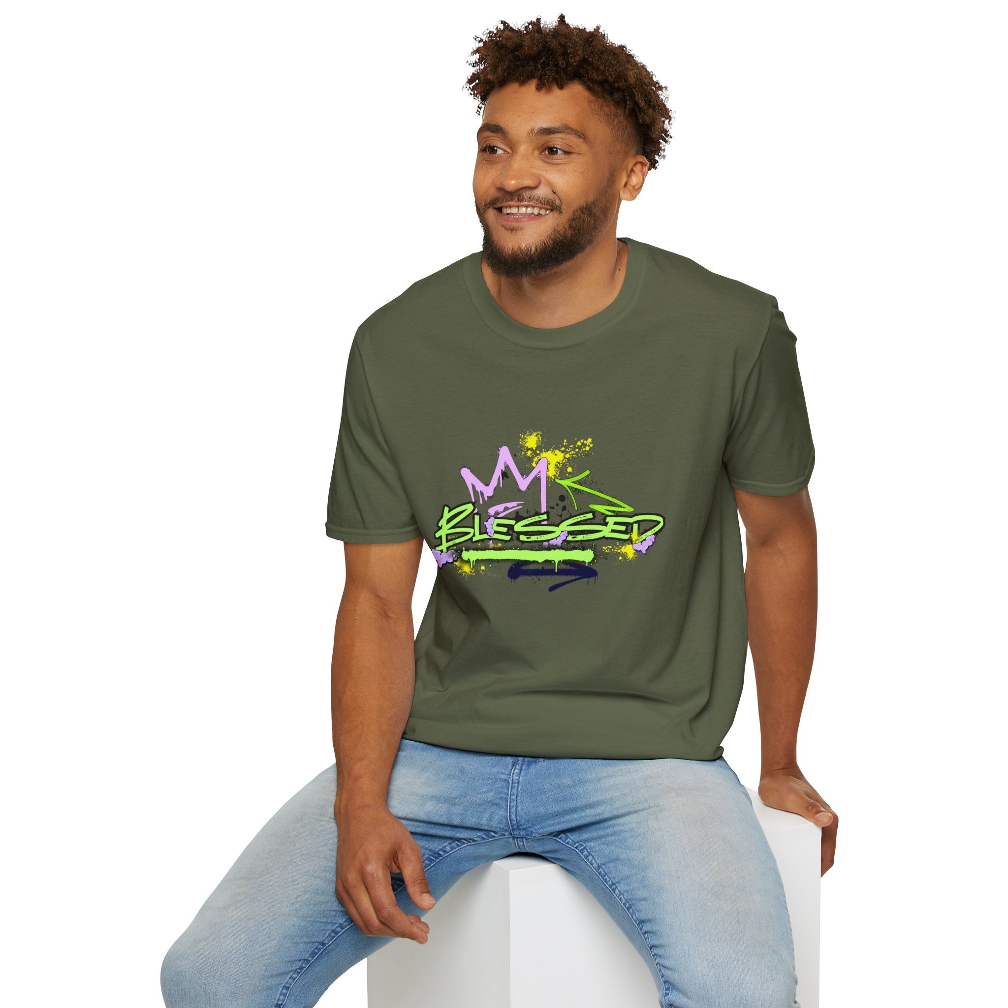 'Blessed' Graffiti — T-Shirt