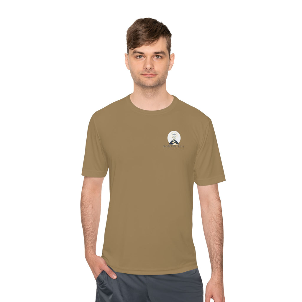 Romans 5:3-5 Christian workout T-Shirt