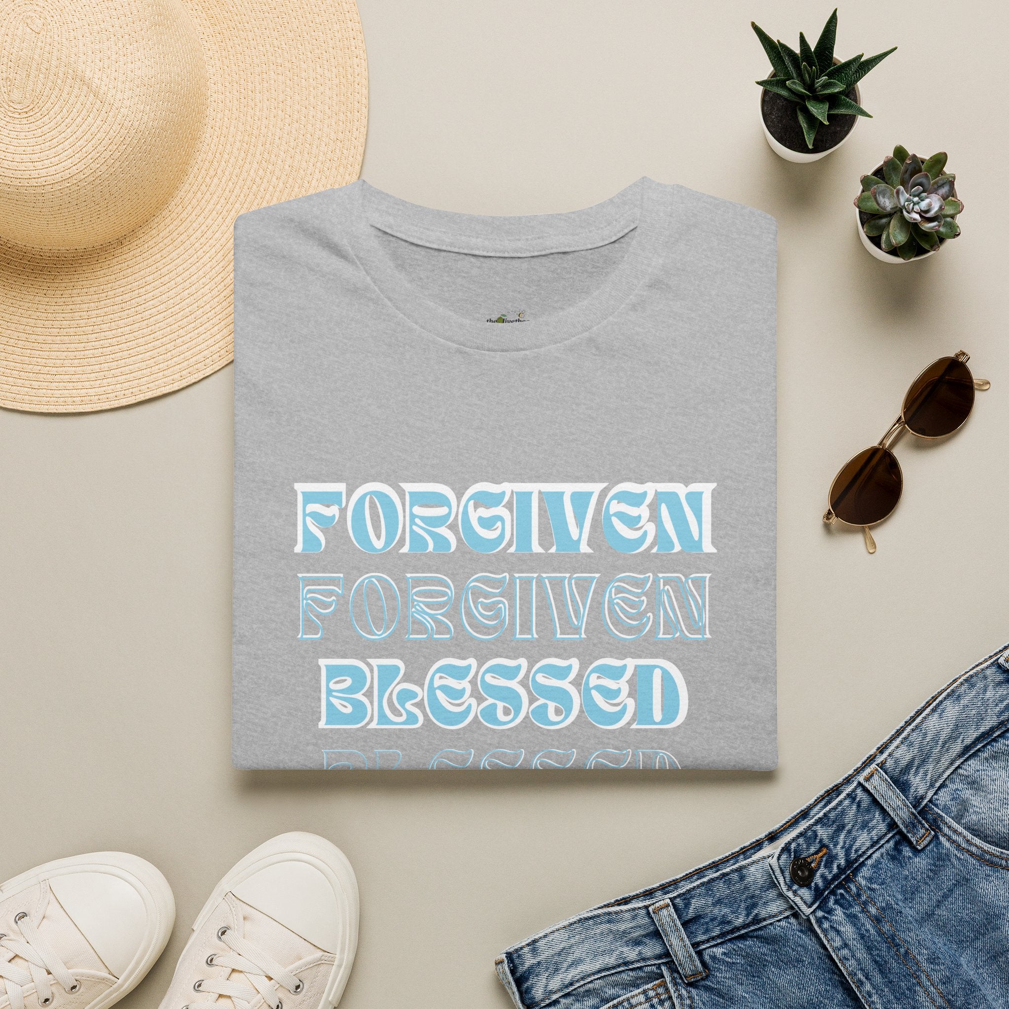 Forgiven, Blessed, Loved — Tee