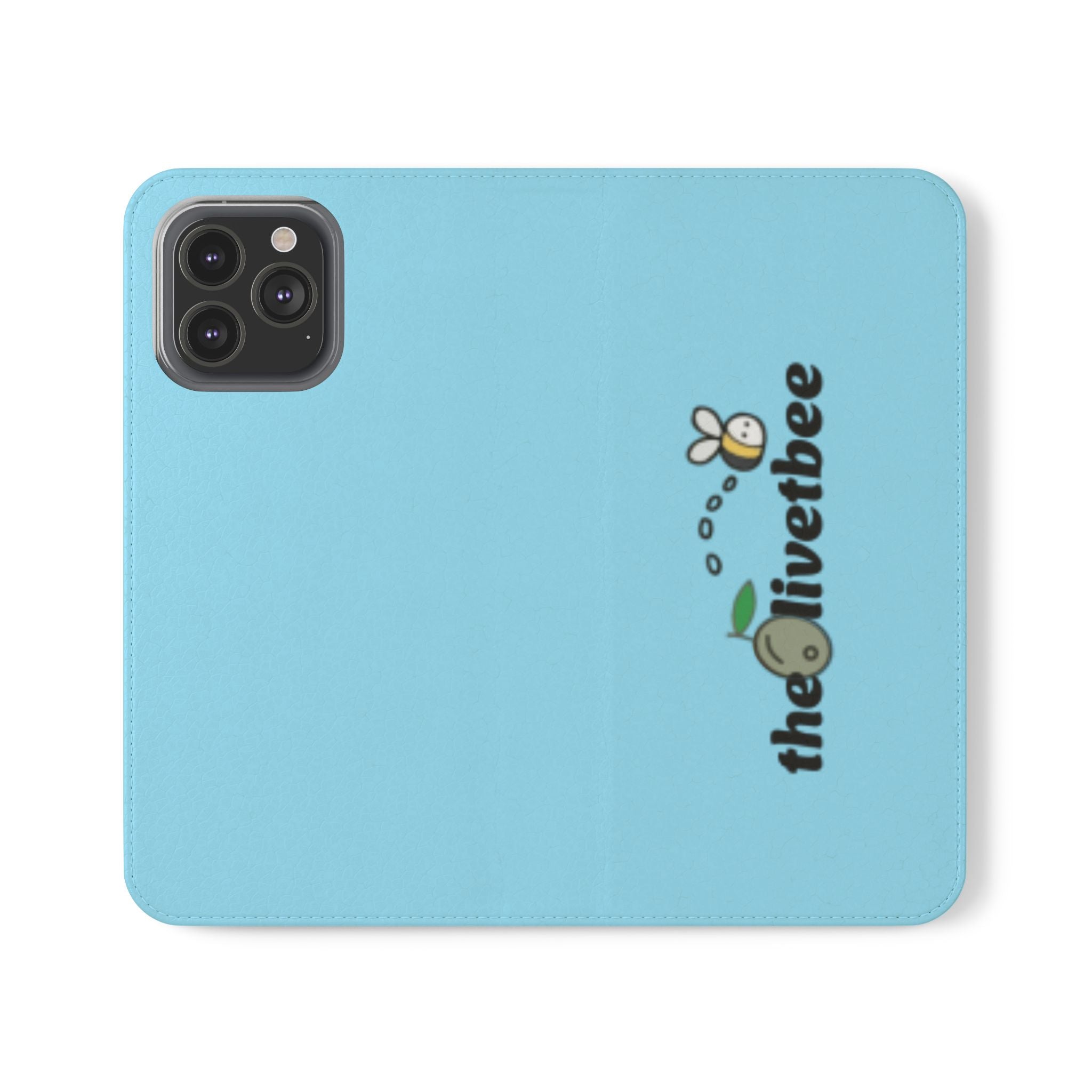 Blue 'theOlivetbee' Flip Phone Case
