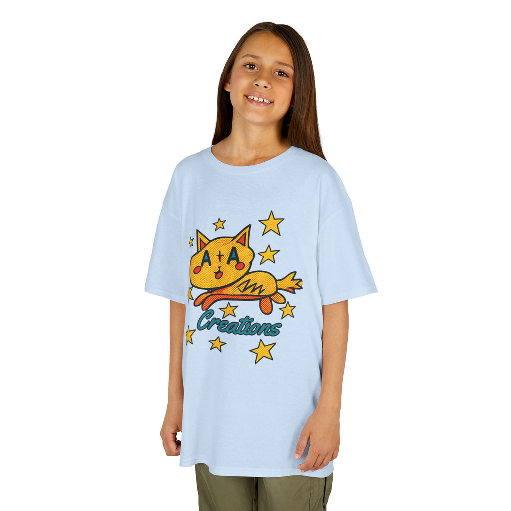 'A+A Creations' Star Gaze Kitty -  Kids Tee