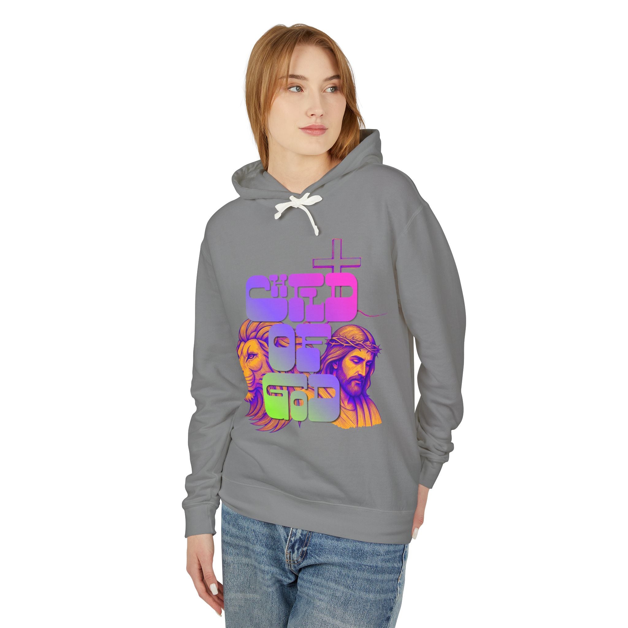 'Child Of God' Lightweight Hooded Sweatshirt