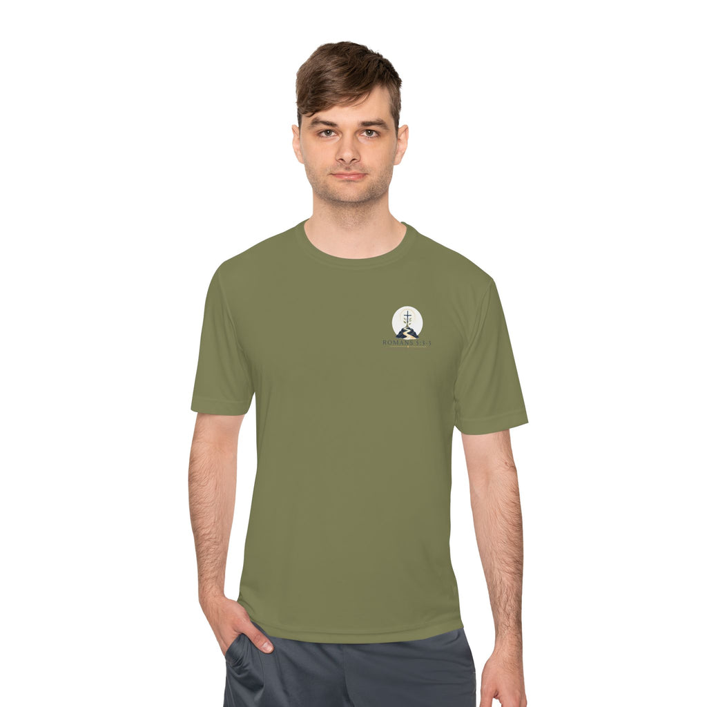 Romans 5:3-5 Christian workout T-Shirt