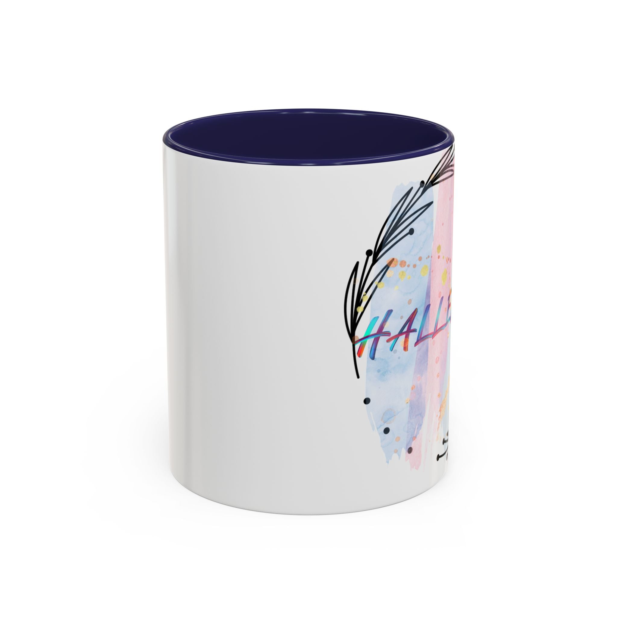 'Hallelujah'  —  Watercolor Accent Coffee Mug (11/15oz)
