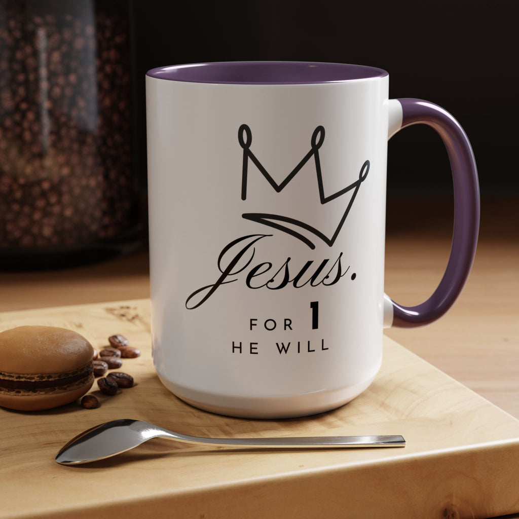 "He Leaves The 99 for 1" Jesus Christian mug