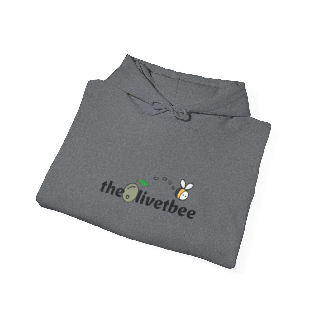 "theOlivetbee" hoodie | QR code back, Scan Me