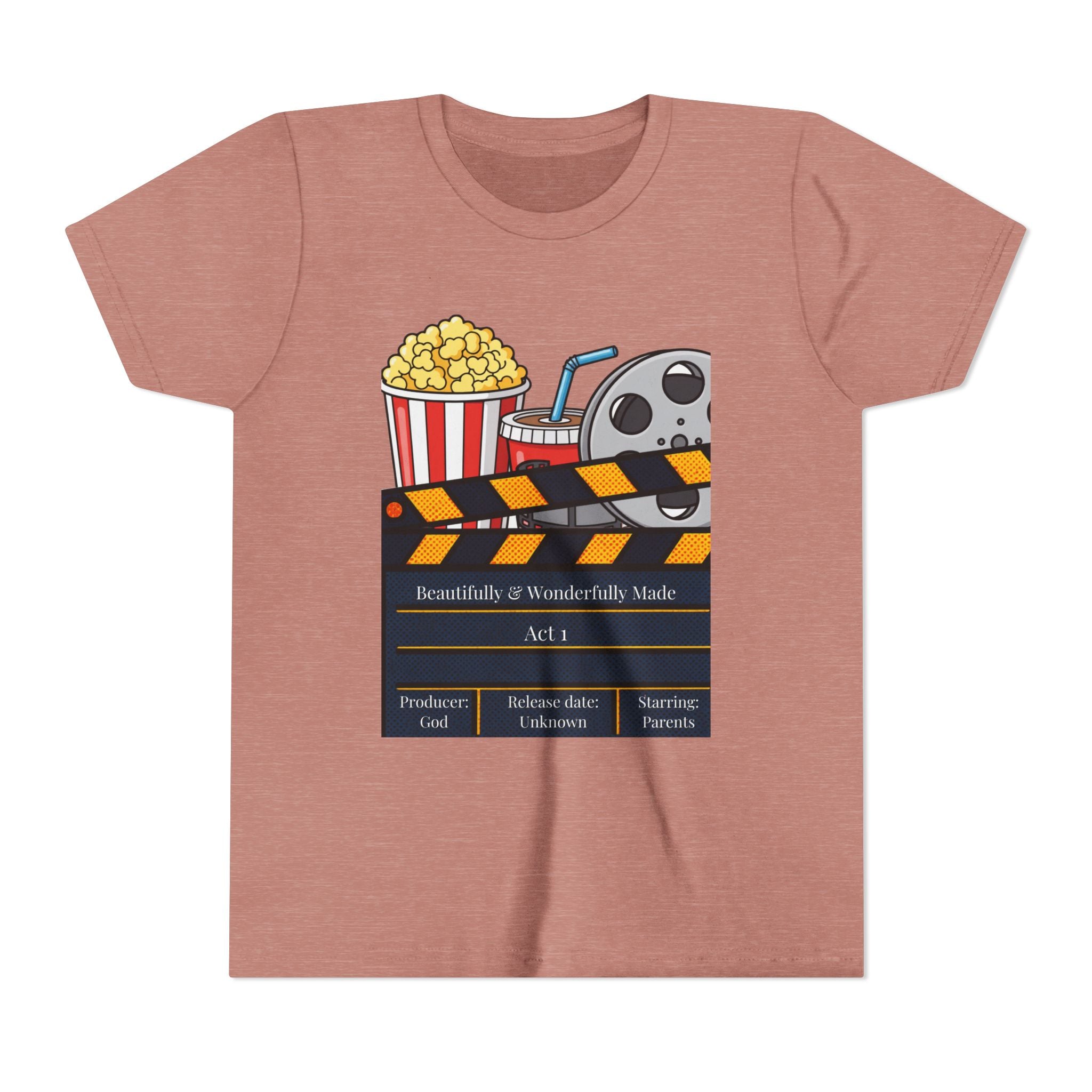 'Beautifully & Wonderfully Made'  — Kids Movie Night Tee