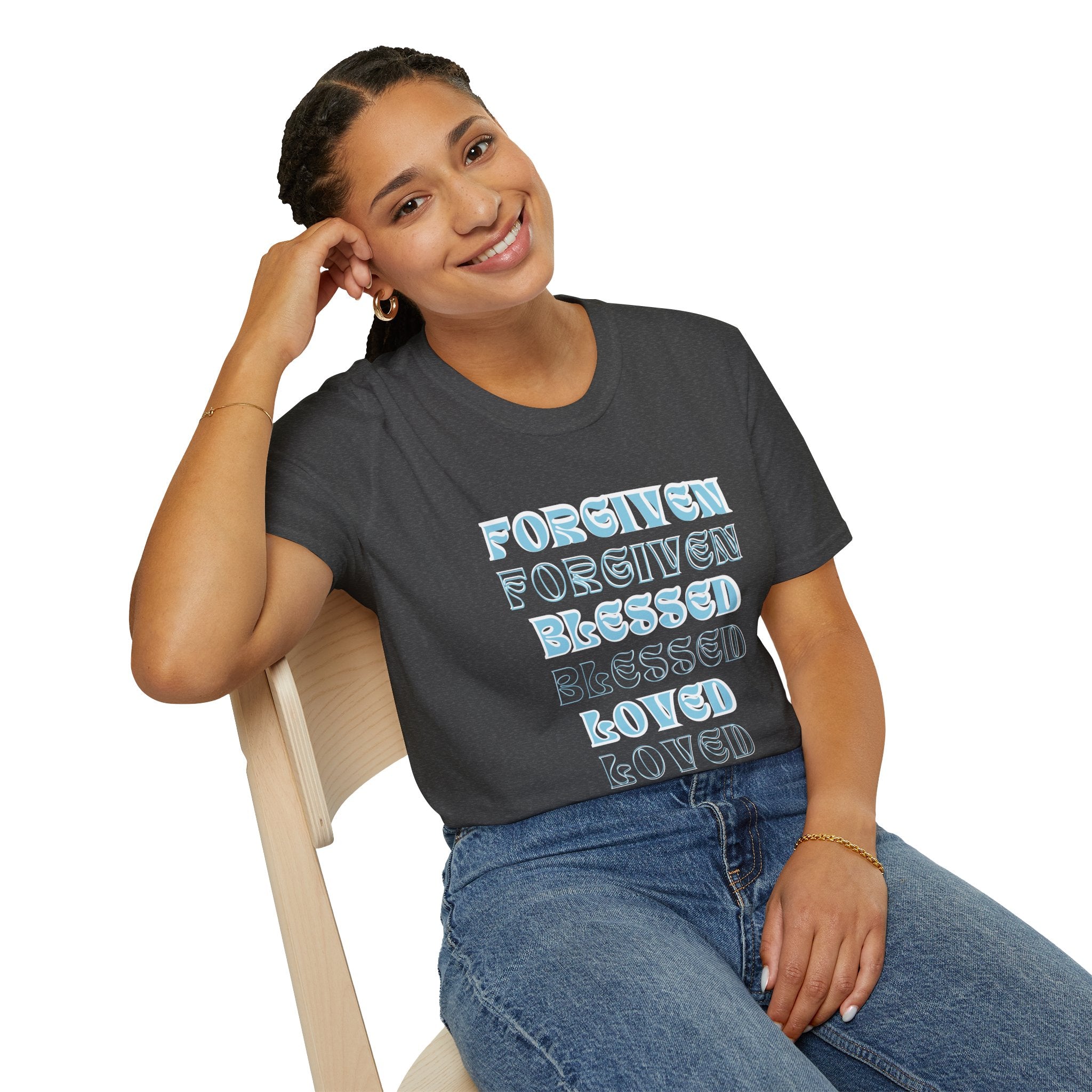 Forgiven, Blessed, Loved — Tee