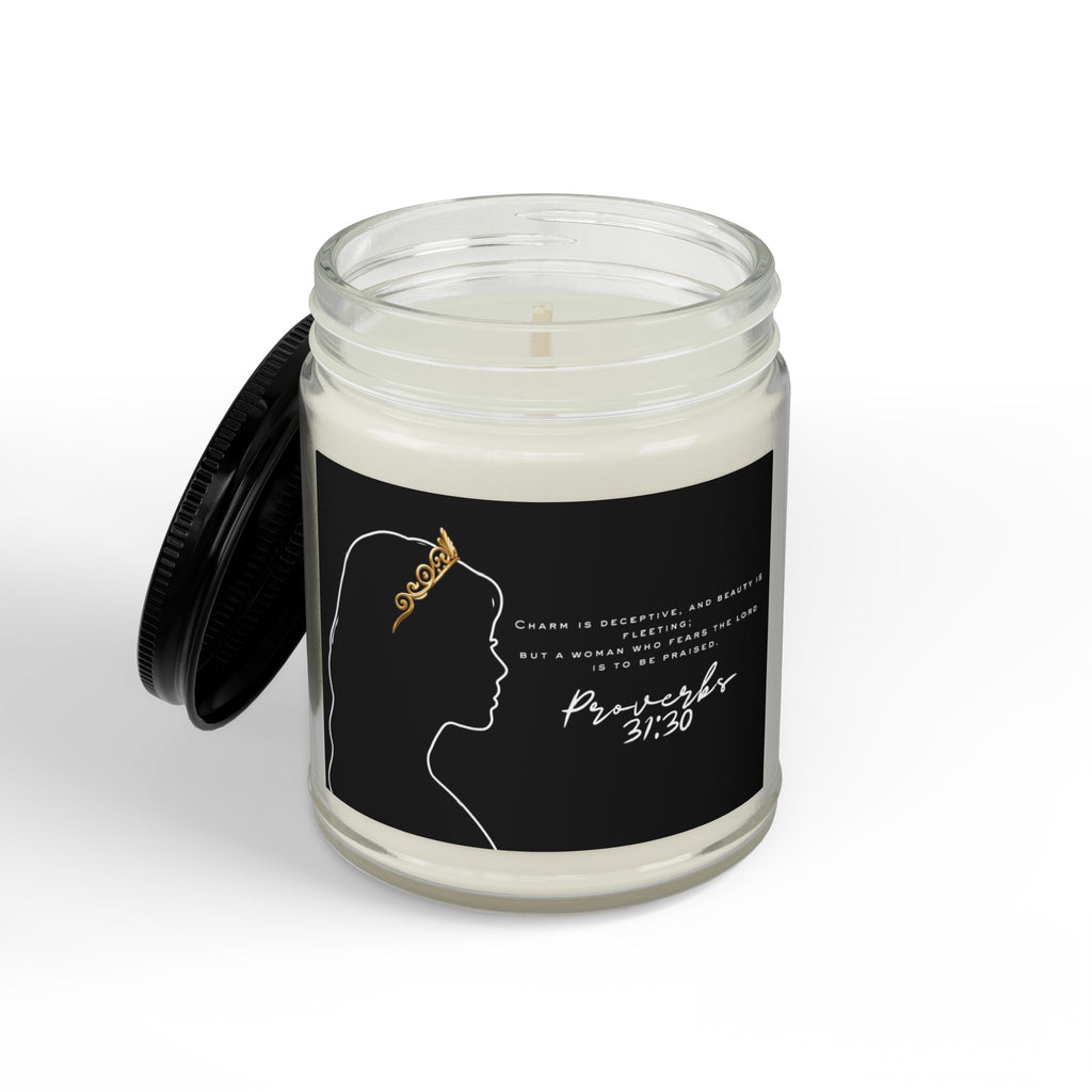 Proverbs 31:30: Gold Crown— Soy Candle (4oz & 9oz)