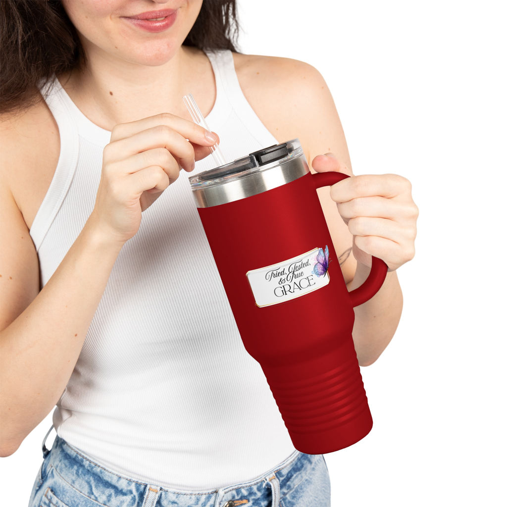 40oz Insulated Travel Mug — Tried, Tested, & True Grace