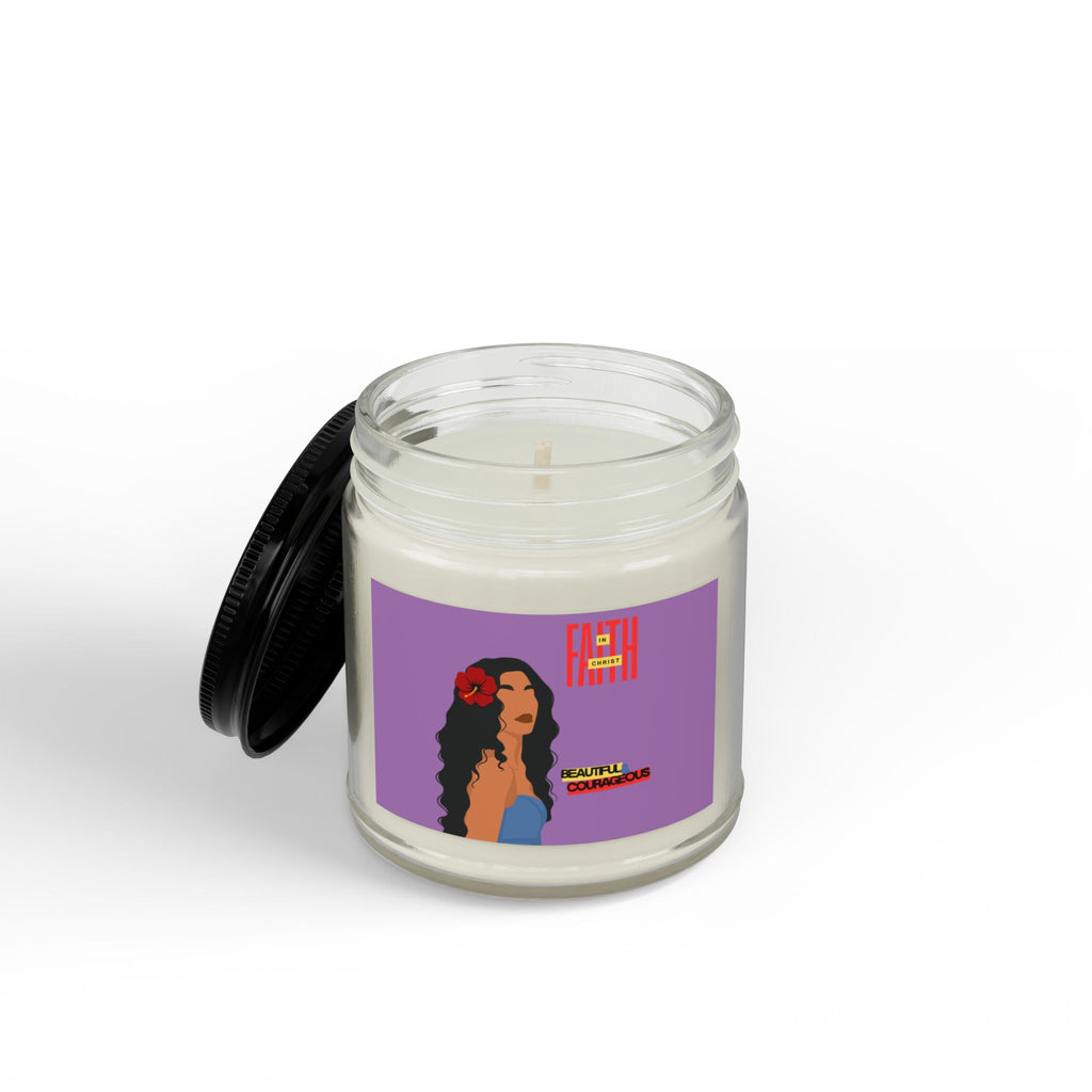 'Faith in Christ': Beautiful & Courageous — Soy Candle (4oz & 9oz)