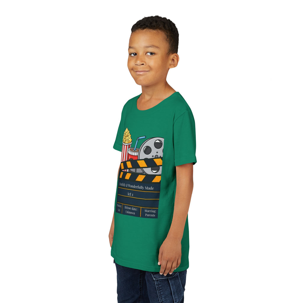 'Beautifully & Wonderfully Made'  — Kids Movie Night Tee