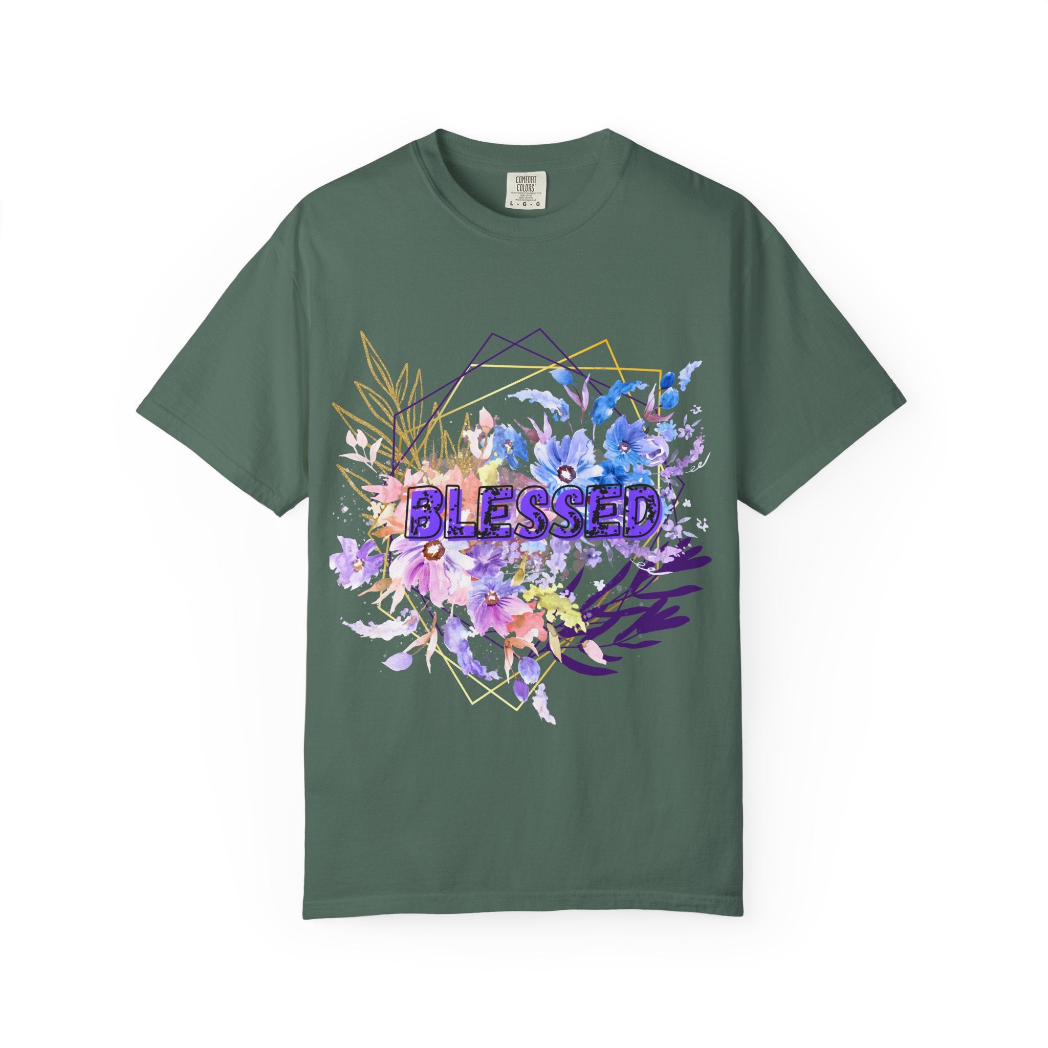 'Blessed'  — Floral T-Shirt