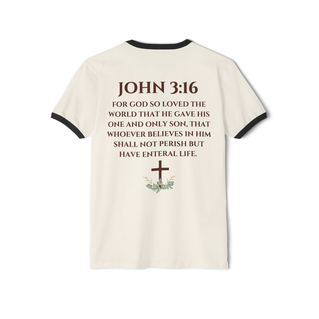 'Jesus The Lion & Lamb' - Ringer T-Shirt