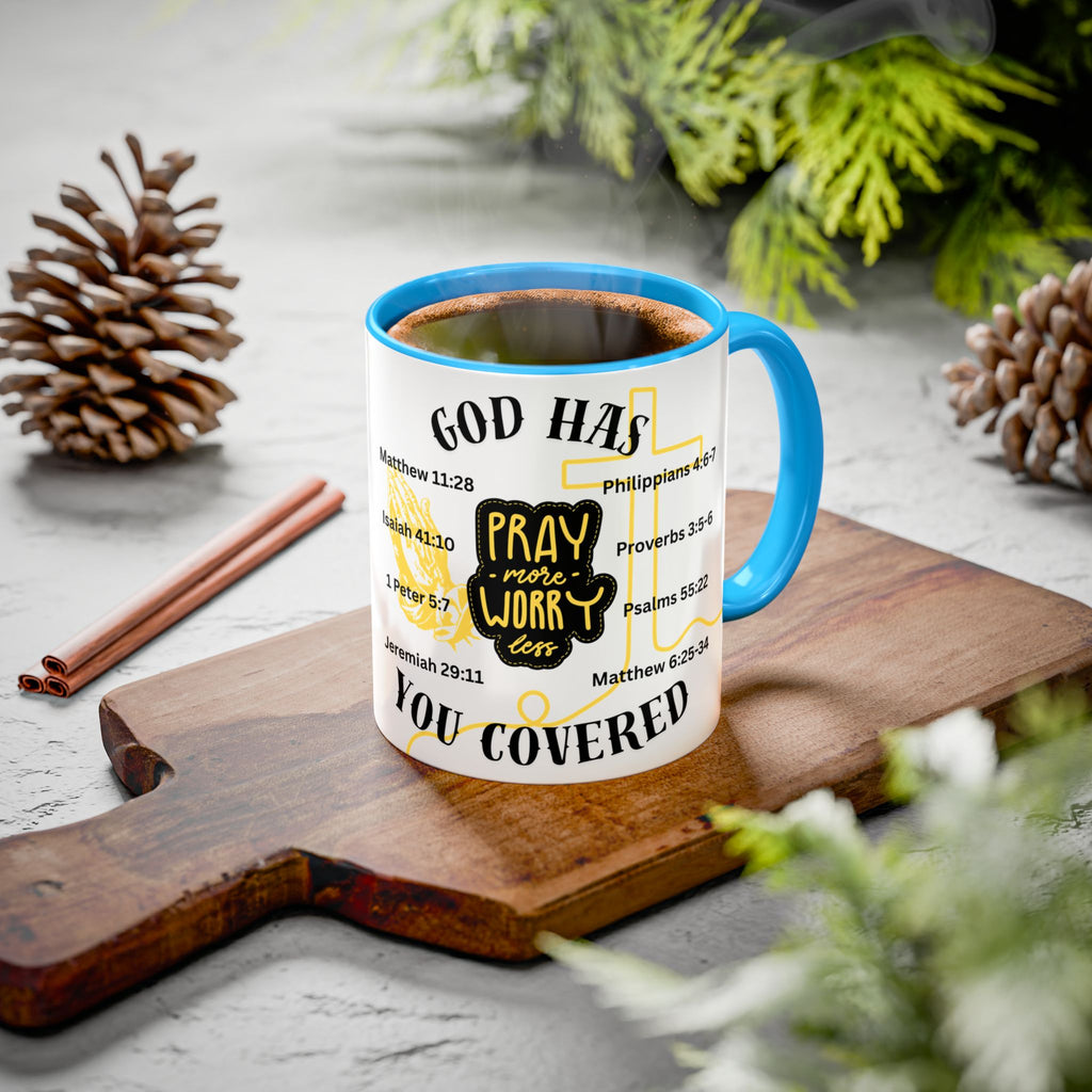 "Pray More, Worry Less" Mug  (11oz/15oz)