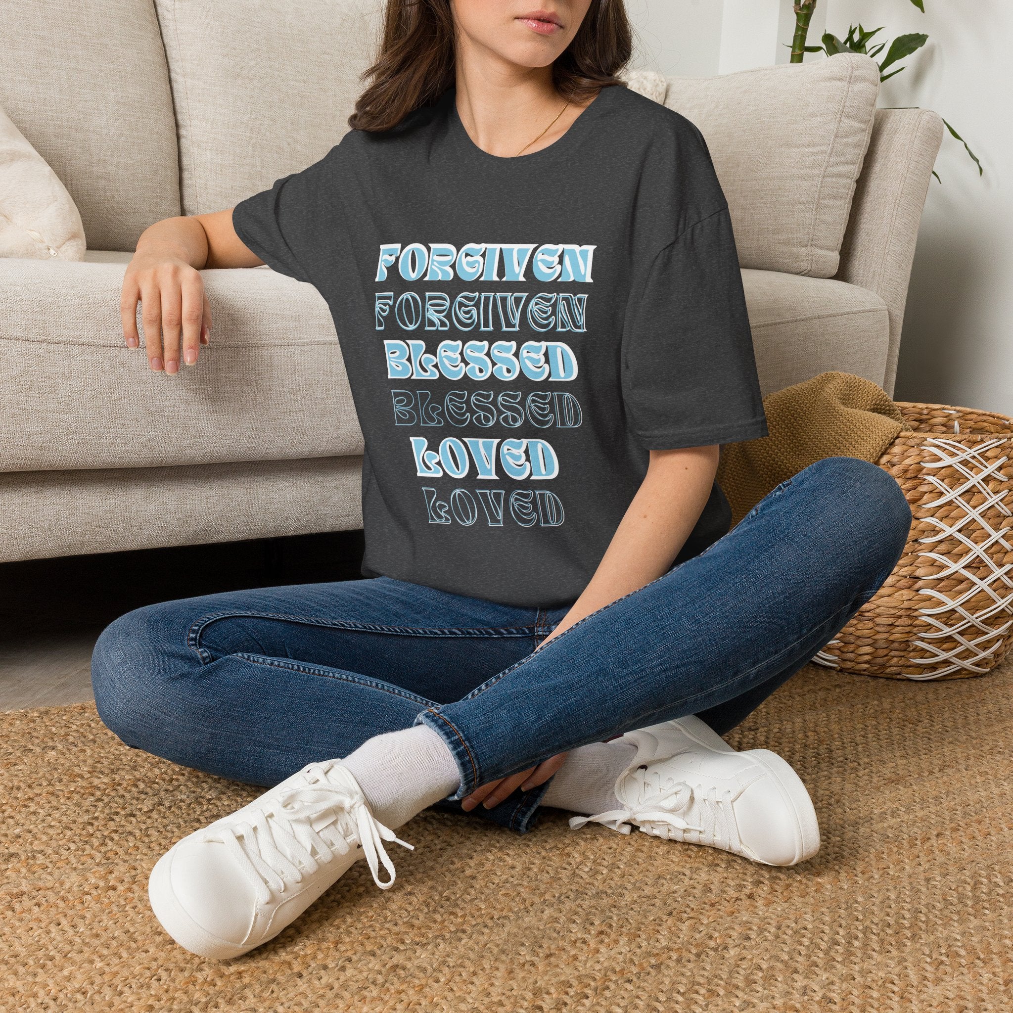 Forgiven, Blessed, Loved — Tee
