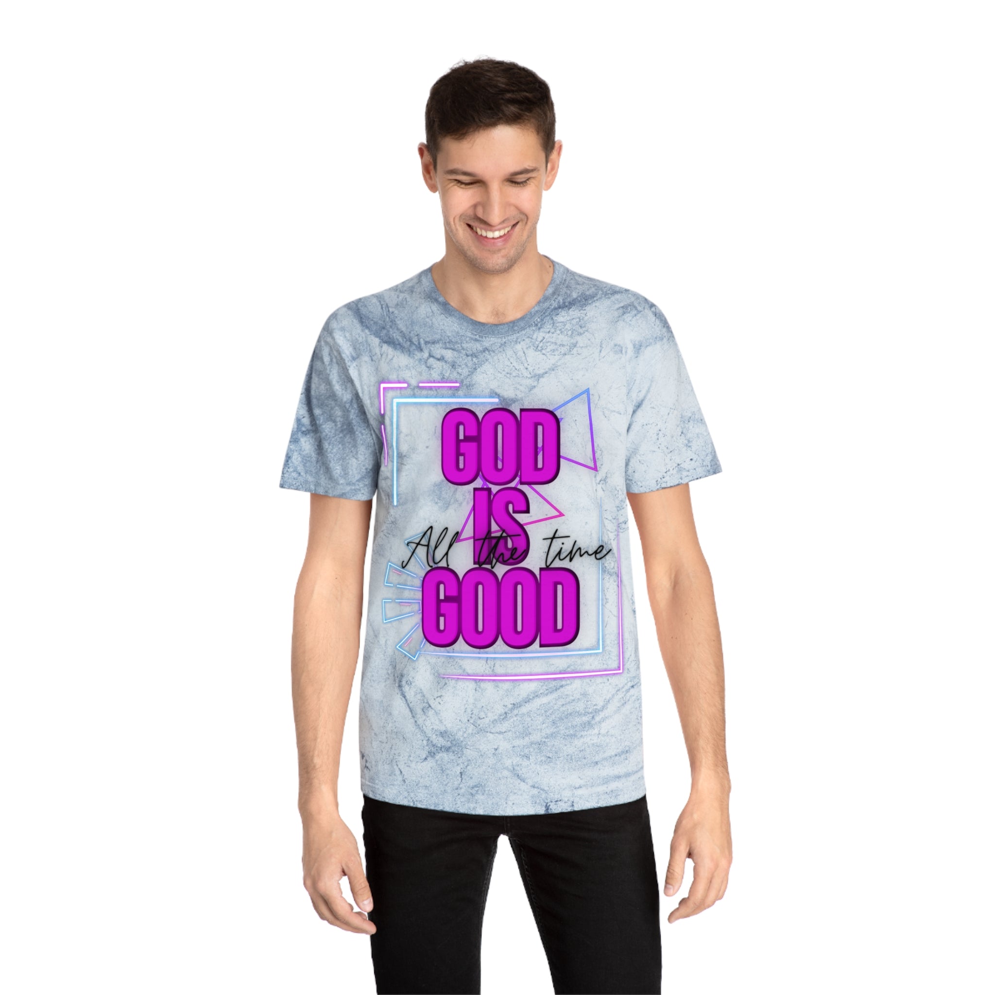 'God Is Good All The Time' — Retro Neon