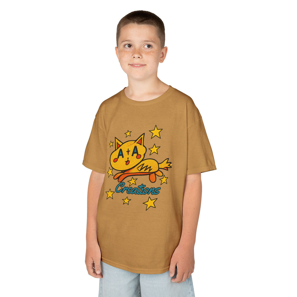 'A+A Creations' Star Gaze Kitty -  Kids Tee
