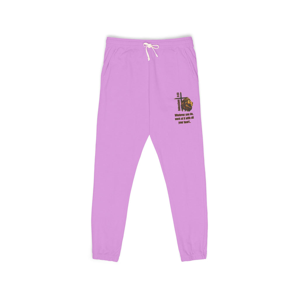 Colossians 3:23: Fleece Joggers