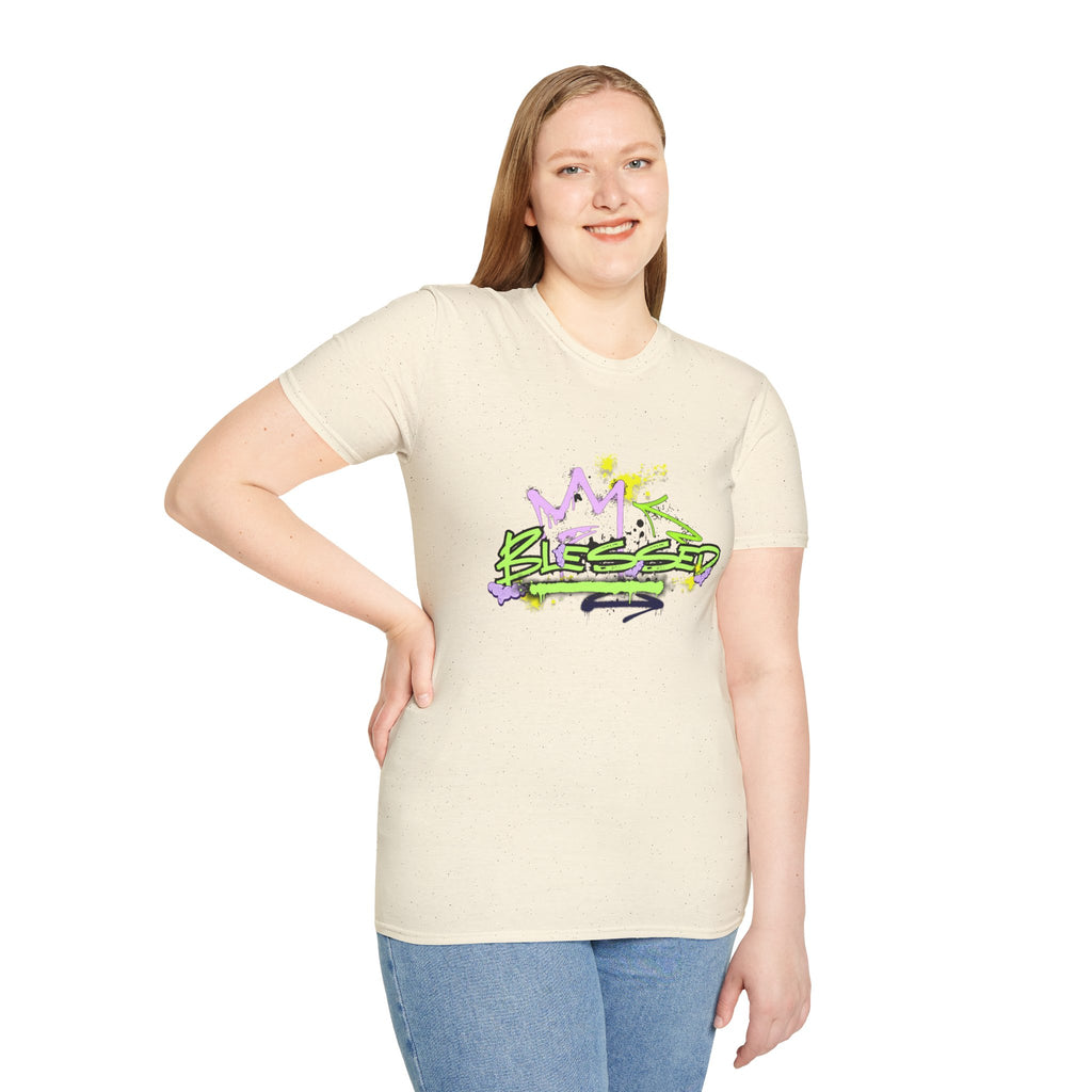 'Blessed' Graffiti — T-Shirt