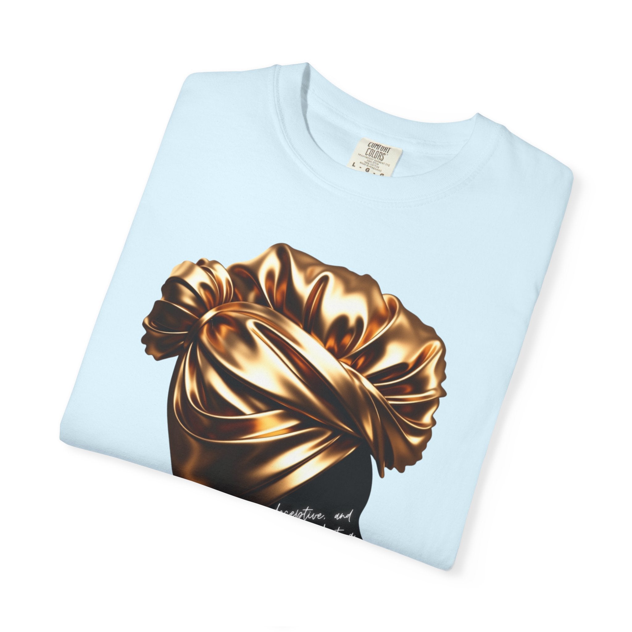 Proverbs 31:30 Gold Headwrap- T-Shirt