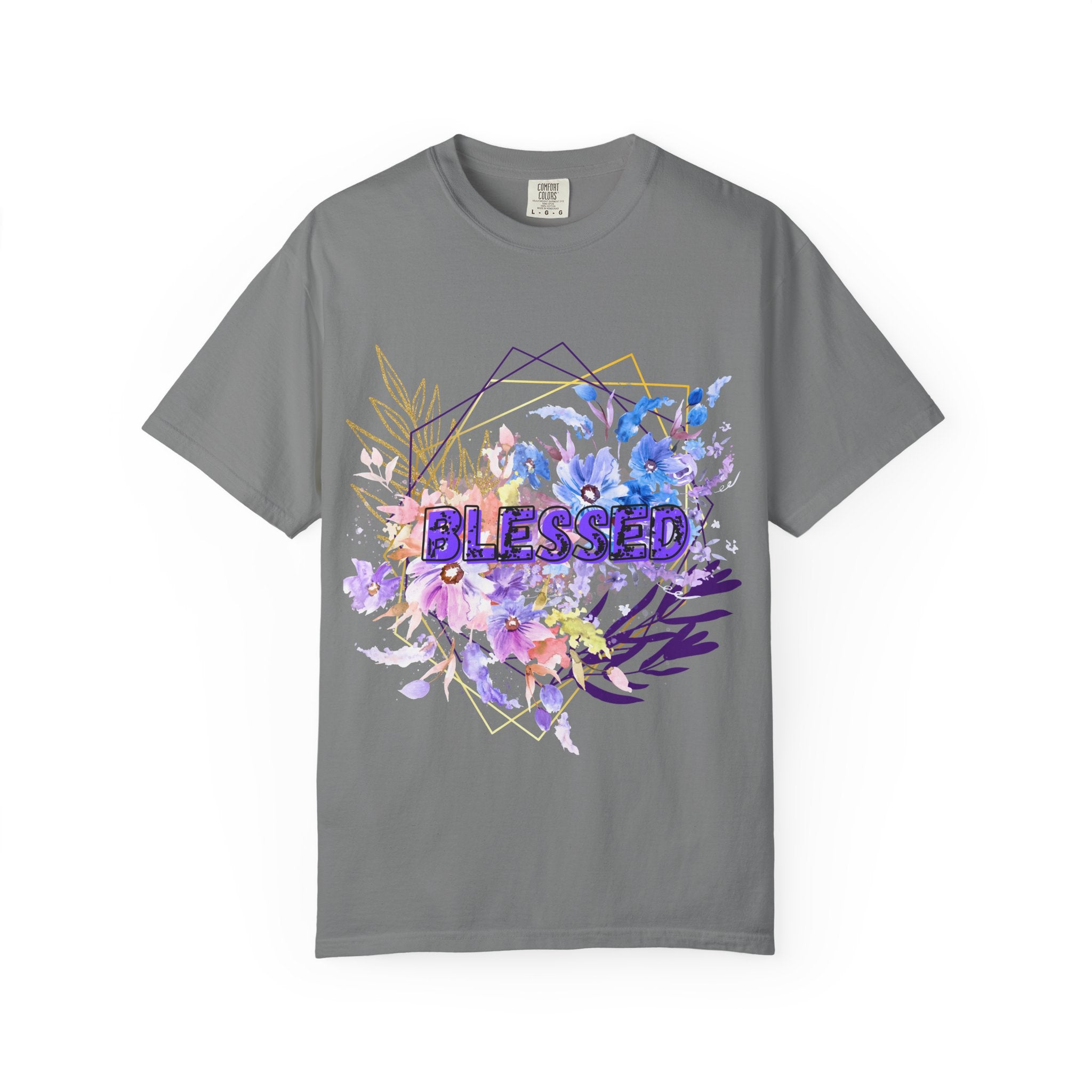'Blessed'  — Floral T-Shirt