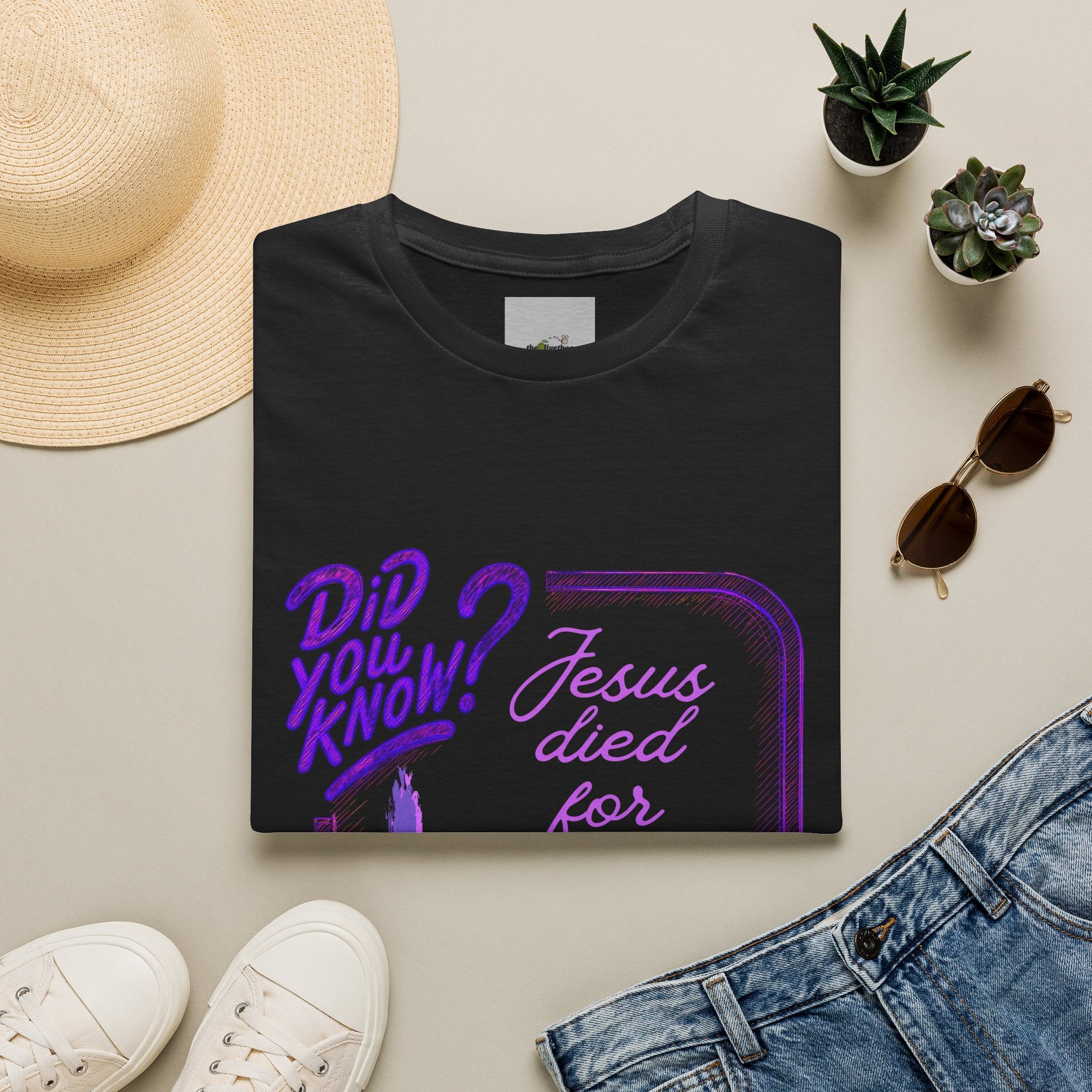 "Did You Know? Jesus Died For Our Sins" - T‑Shirt