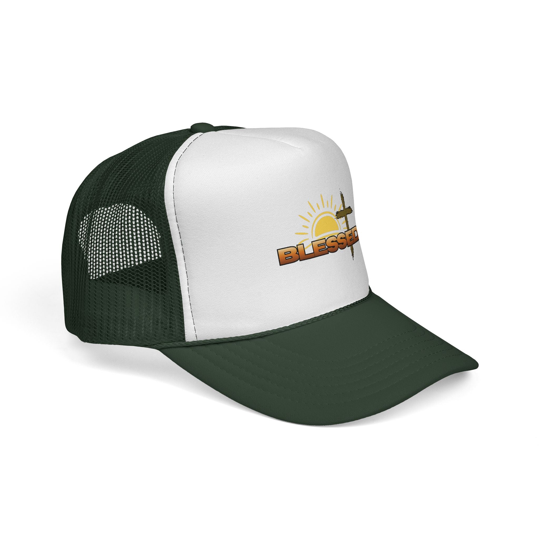 'Blessed' Sunrise Bold Trucker Cap