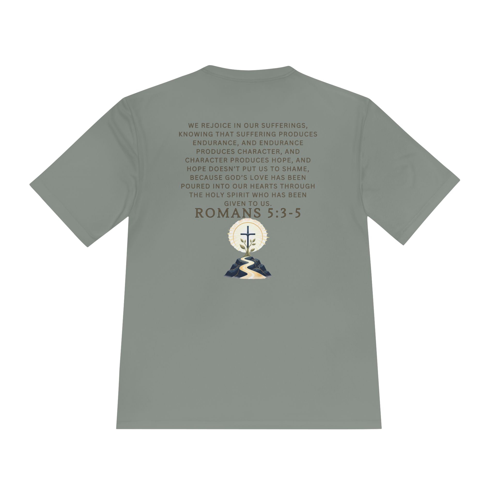 Romans 5:3-5 Christian workout T-Shirt