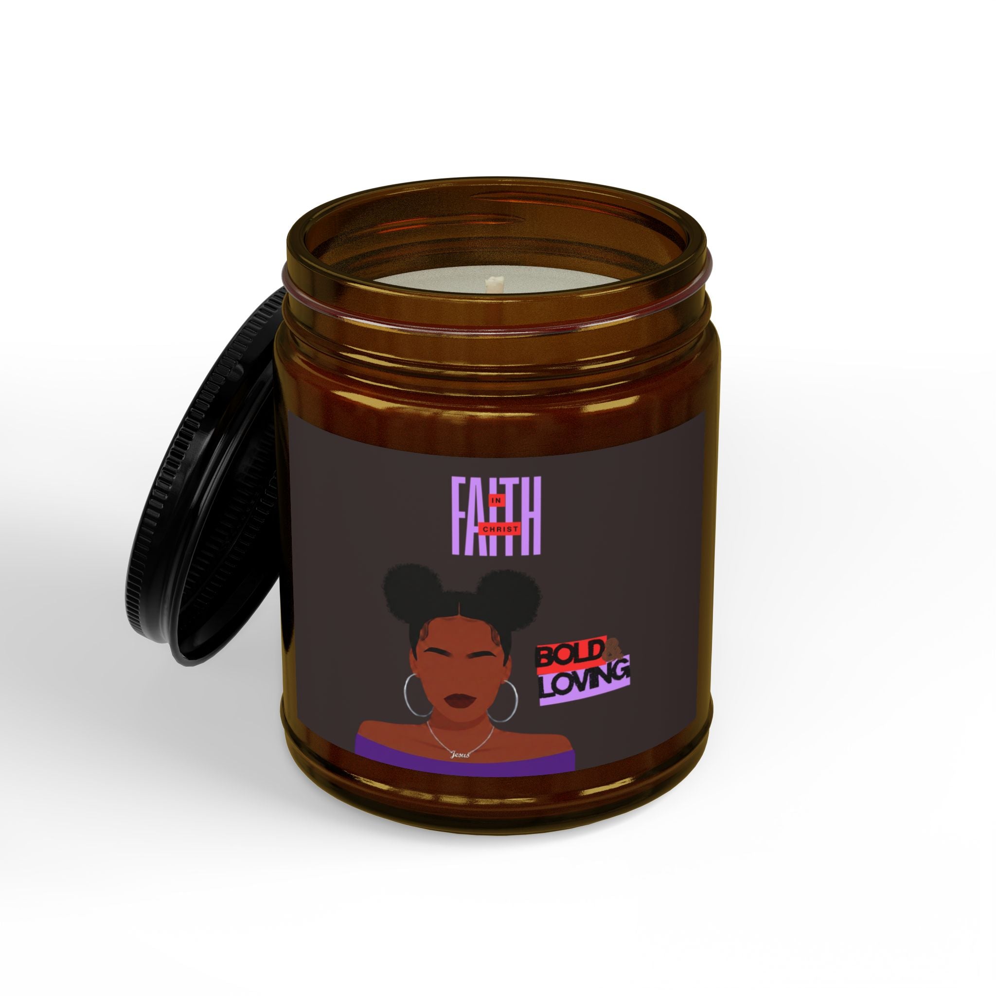 'Faith in Christ': Bold & Loving  — Soy Candle (4oz & 9oz)