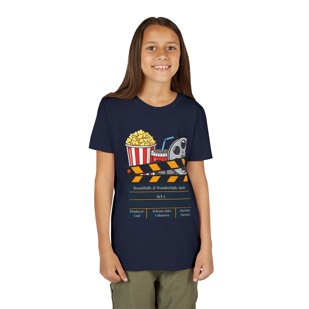 'Beautifully & Wonderfully Made'  — Kids Movie Night Tee