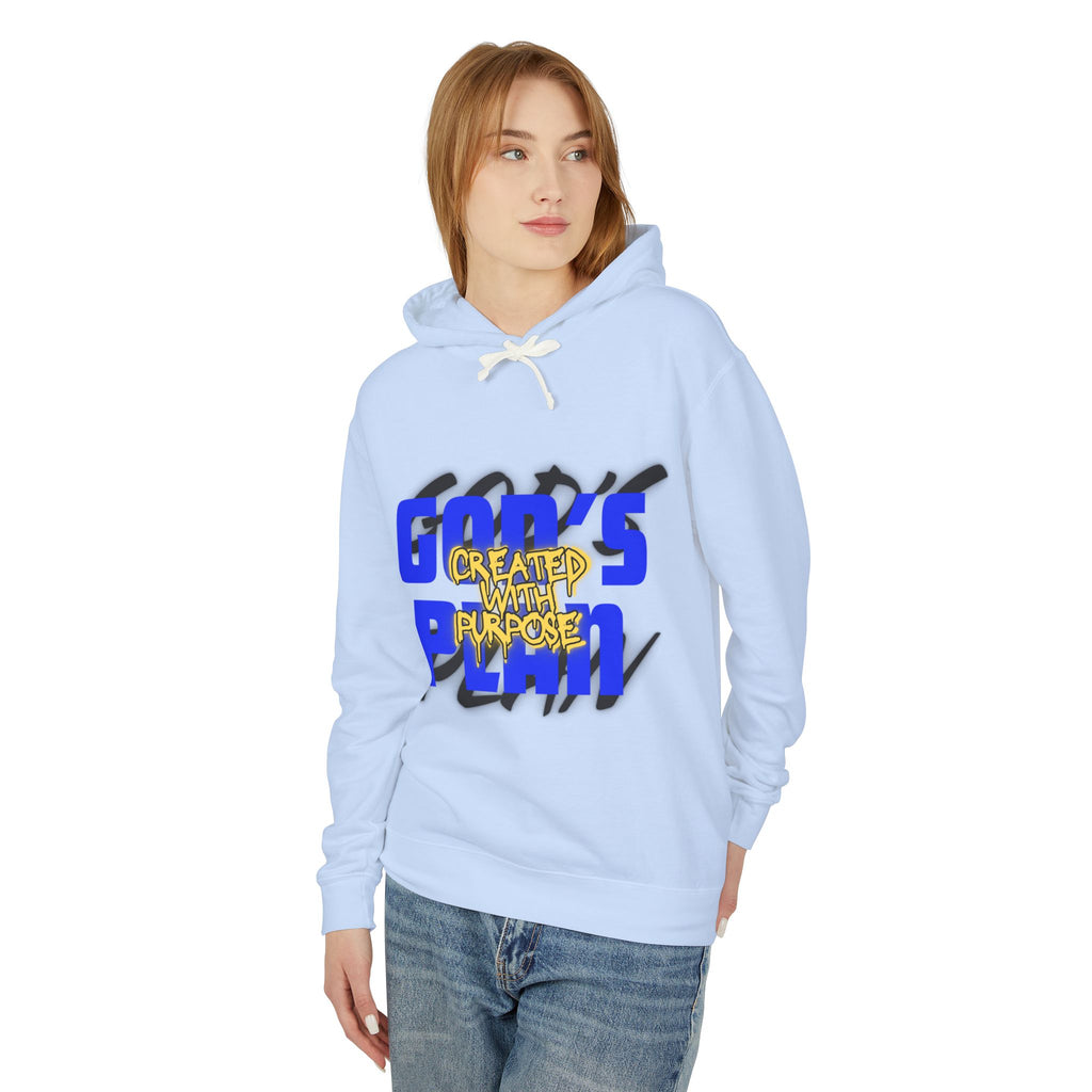 "Created With Purpose" Lightweight Hooded Sweatshirt