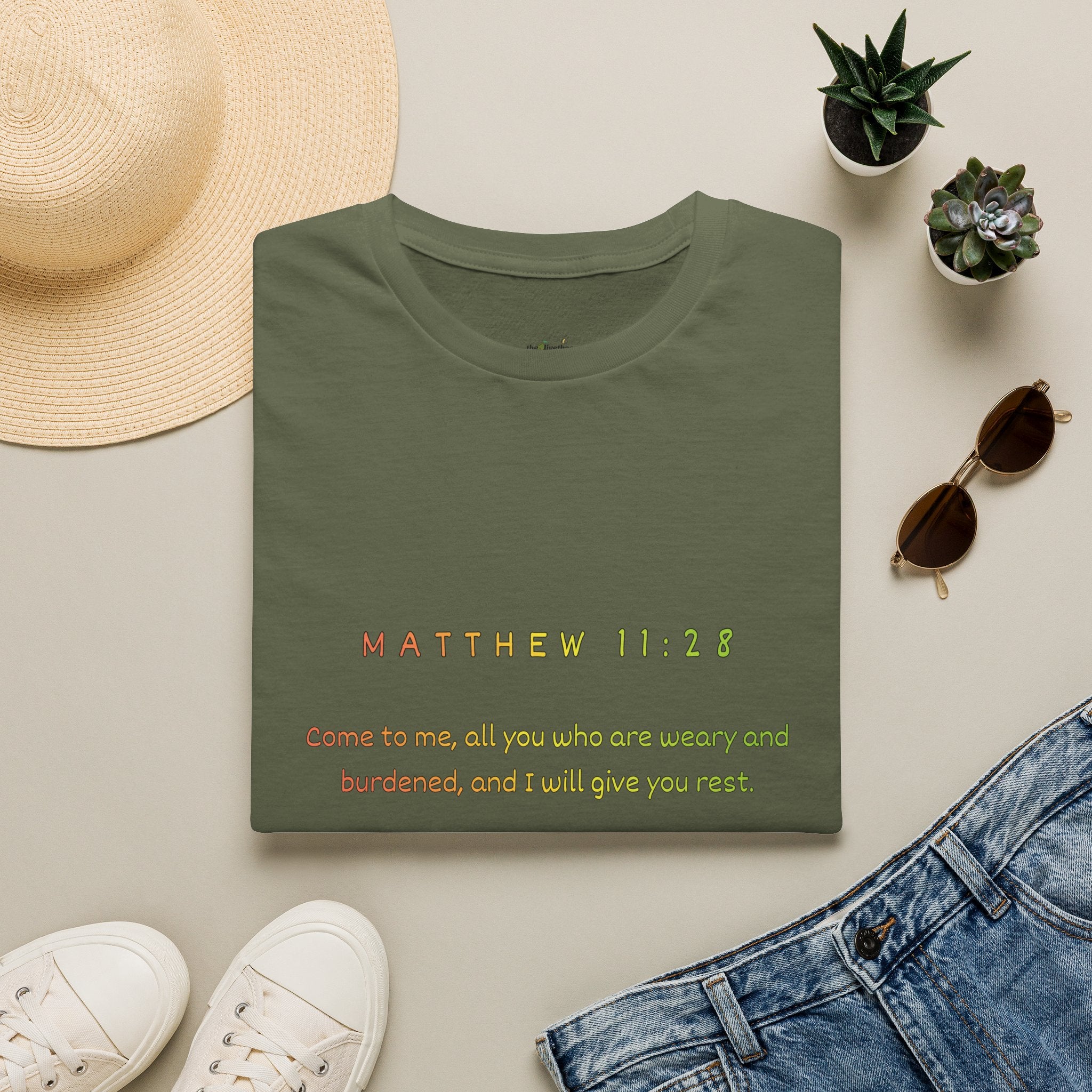 "Come To Me, All Who Are Weary" - Tee
