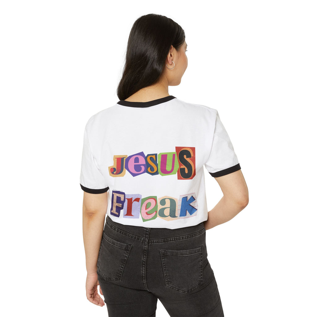 Unashamed Jesus Freak Vintage Ringer Tee