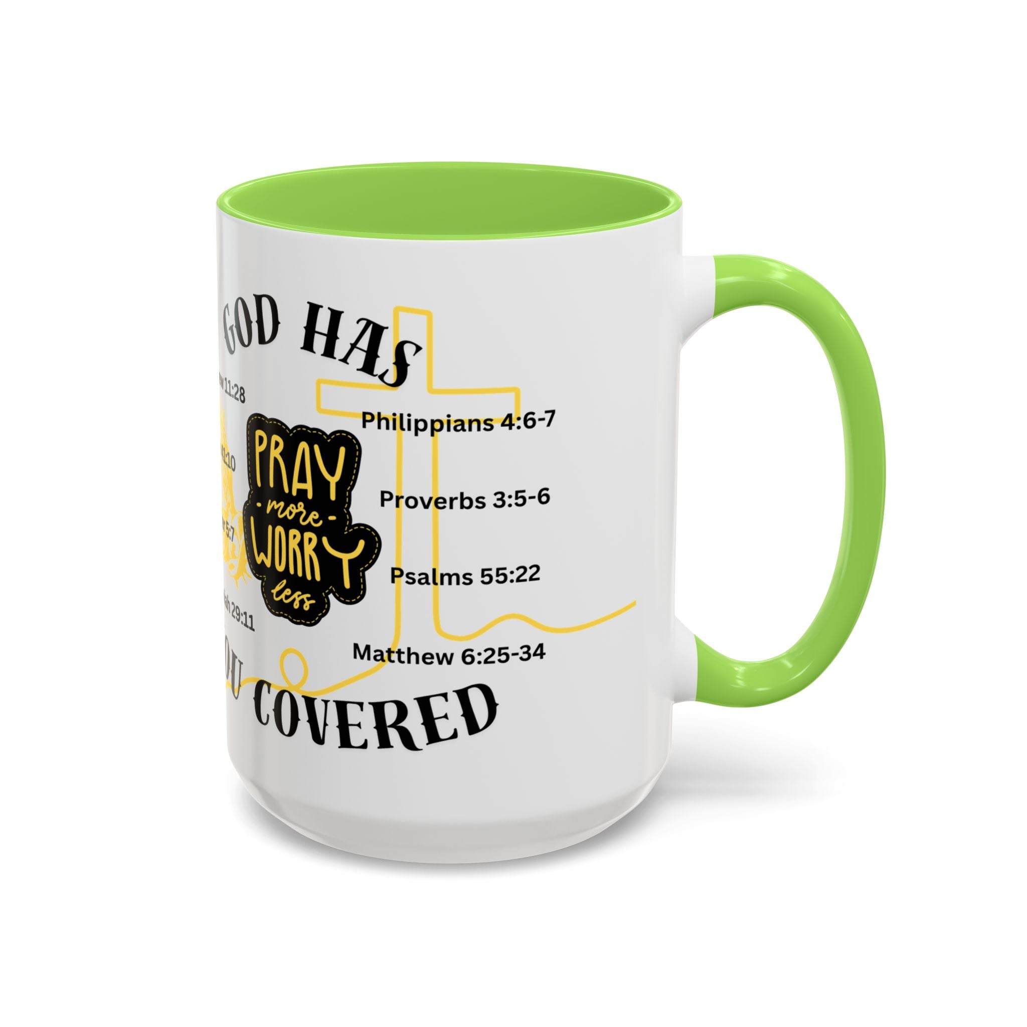 "Pray More, Worry Less" Mug  (11oz/15oz)