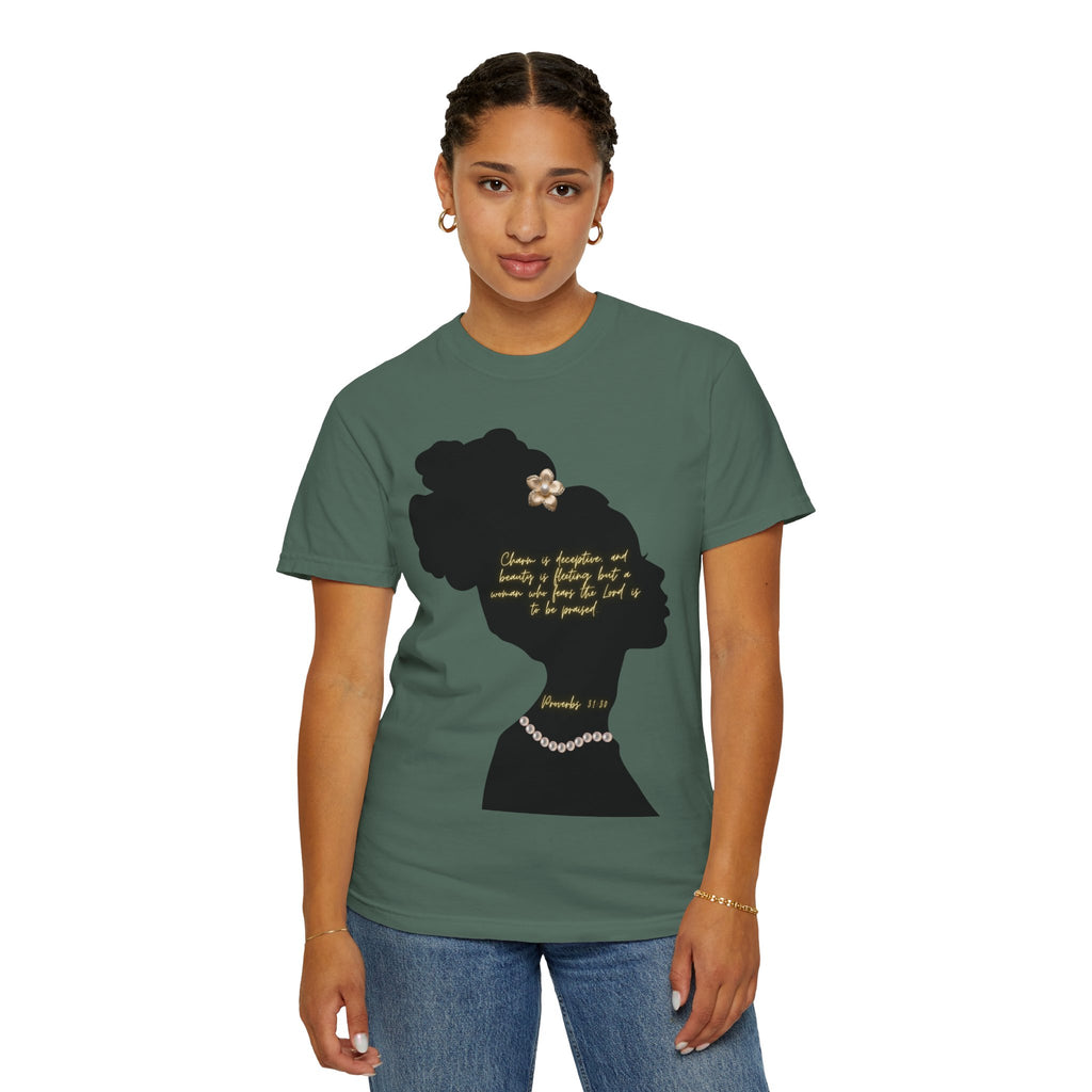 Proverbs 31:30 Pearls - T-Shirt