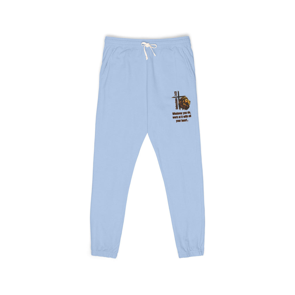 Colossians 3:23: Fleece Joggers