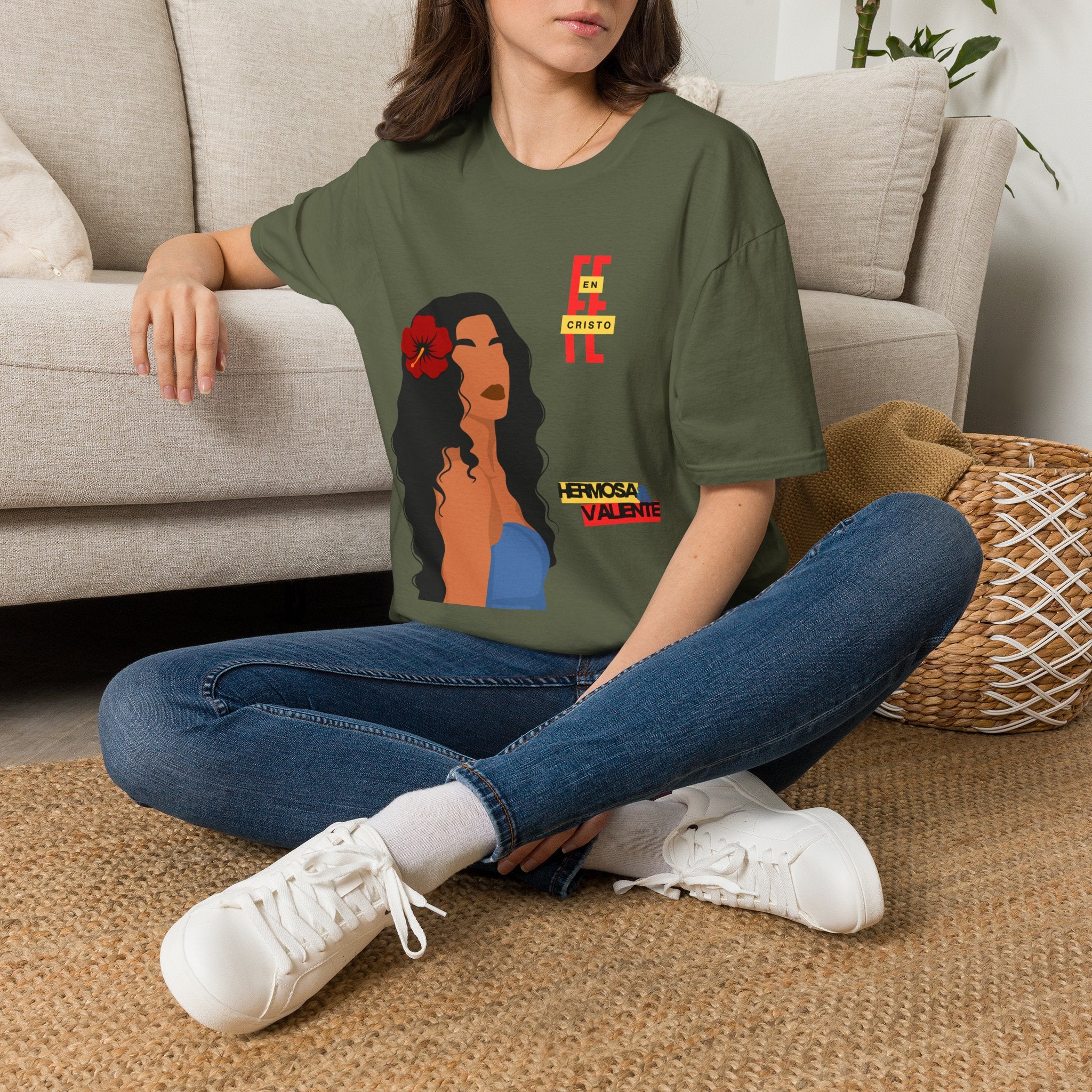 'Fe en Cristo': Hermosa & Valiente — Tee