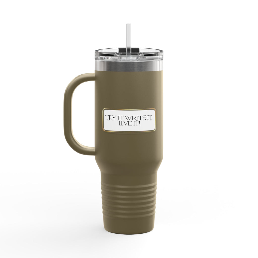 40oz Insulated Travel Mug — Tried, Tested, & True Grace
