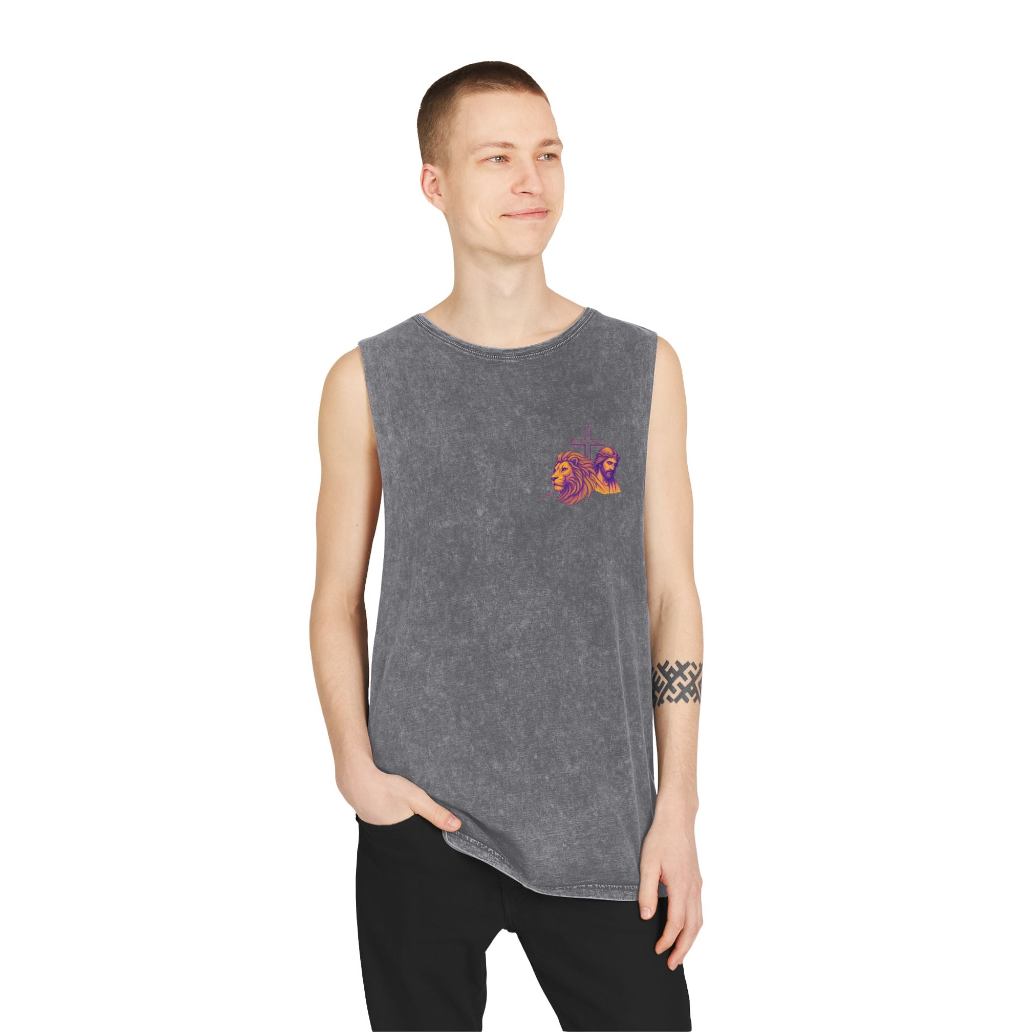 "Jesus Loves You" Stonewash Tank