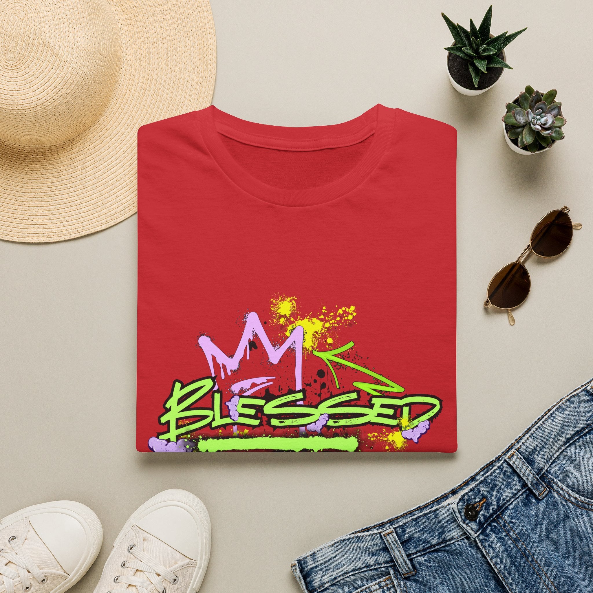'Blessed' Graffiti — T-Shirt