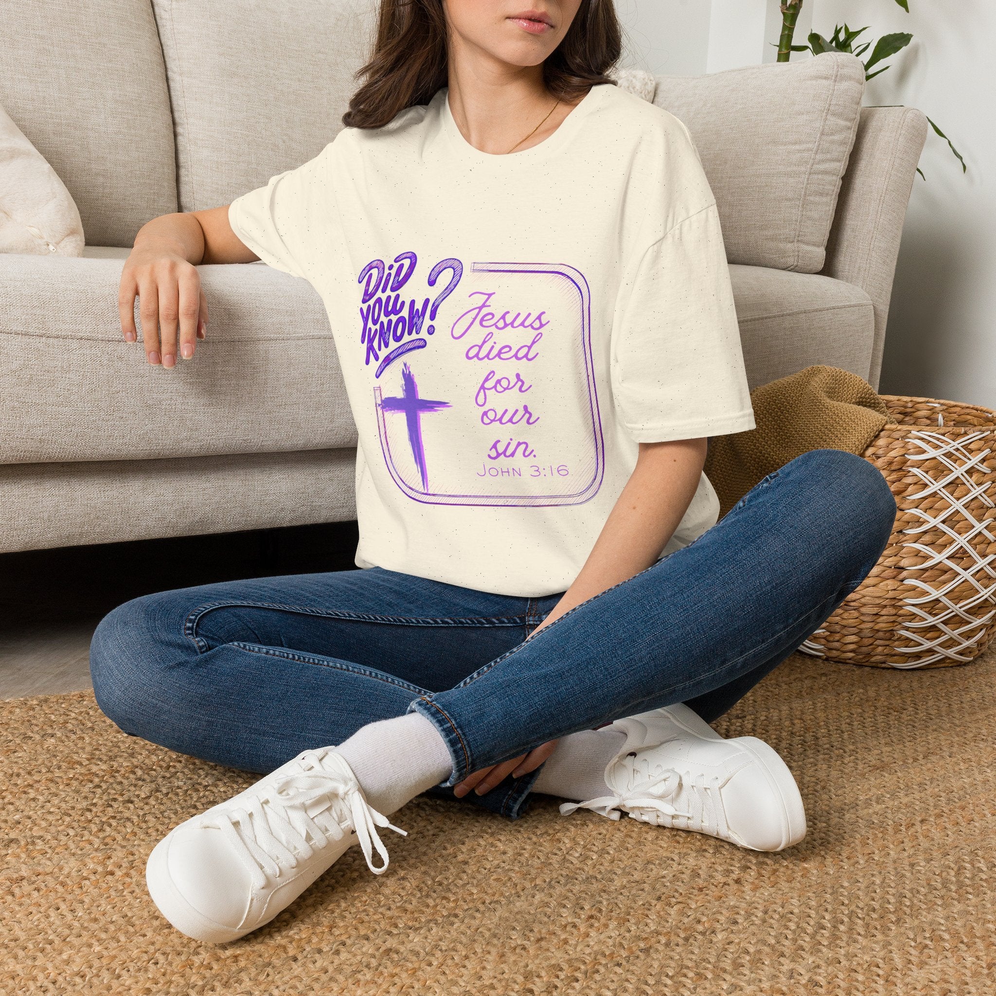 "Did You Know? Jesus Died For Our Sins" - T‑Shirt